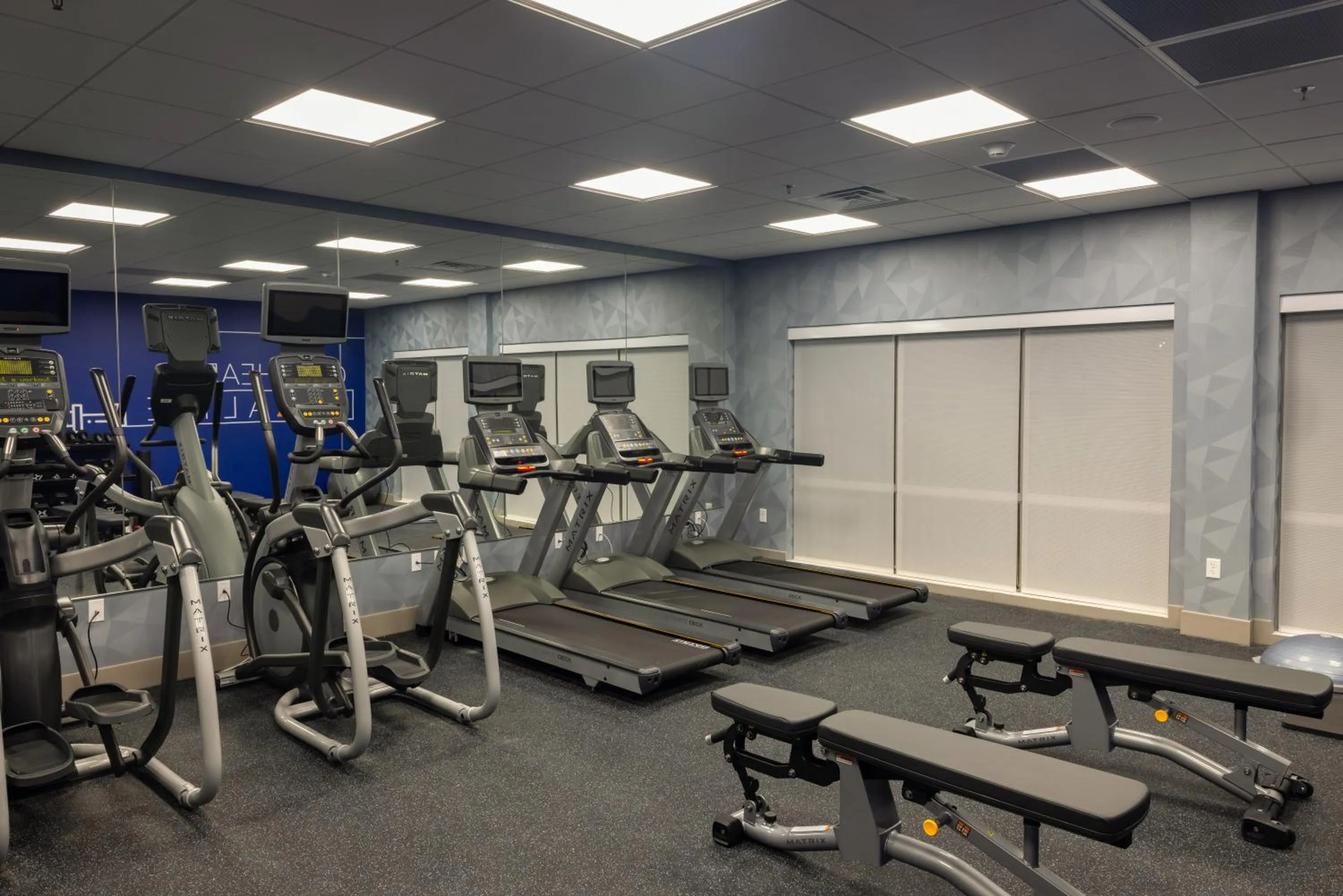 Fitness centre/facilities in Holiday Inn Express & Suites - Harrisonburg University Area by IHG