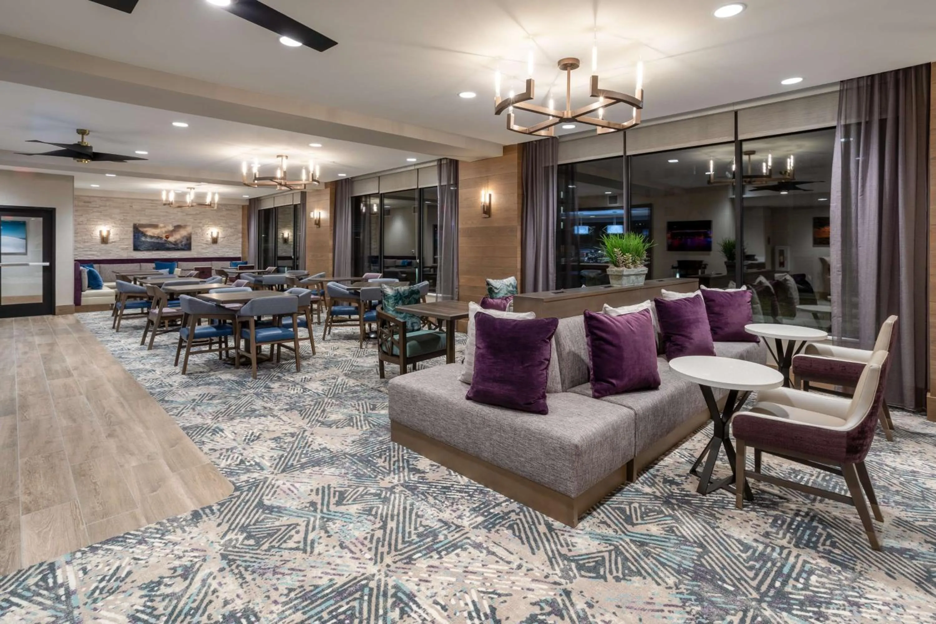 Lobby or reception in Homewood Suites By Hilton Albuquerque Downtown