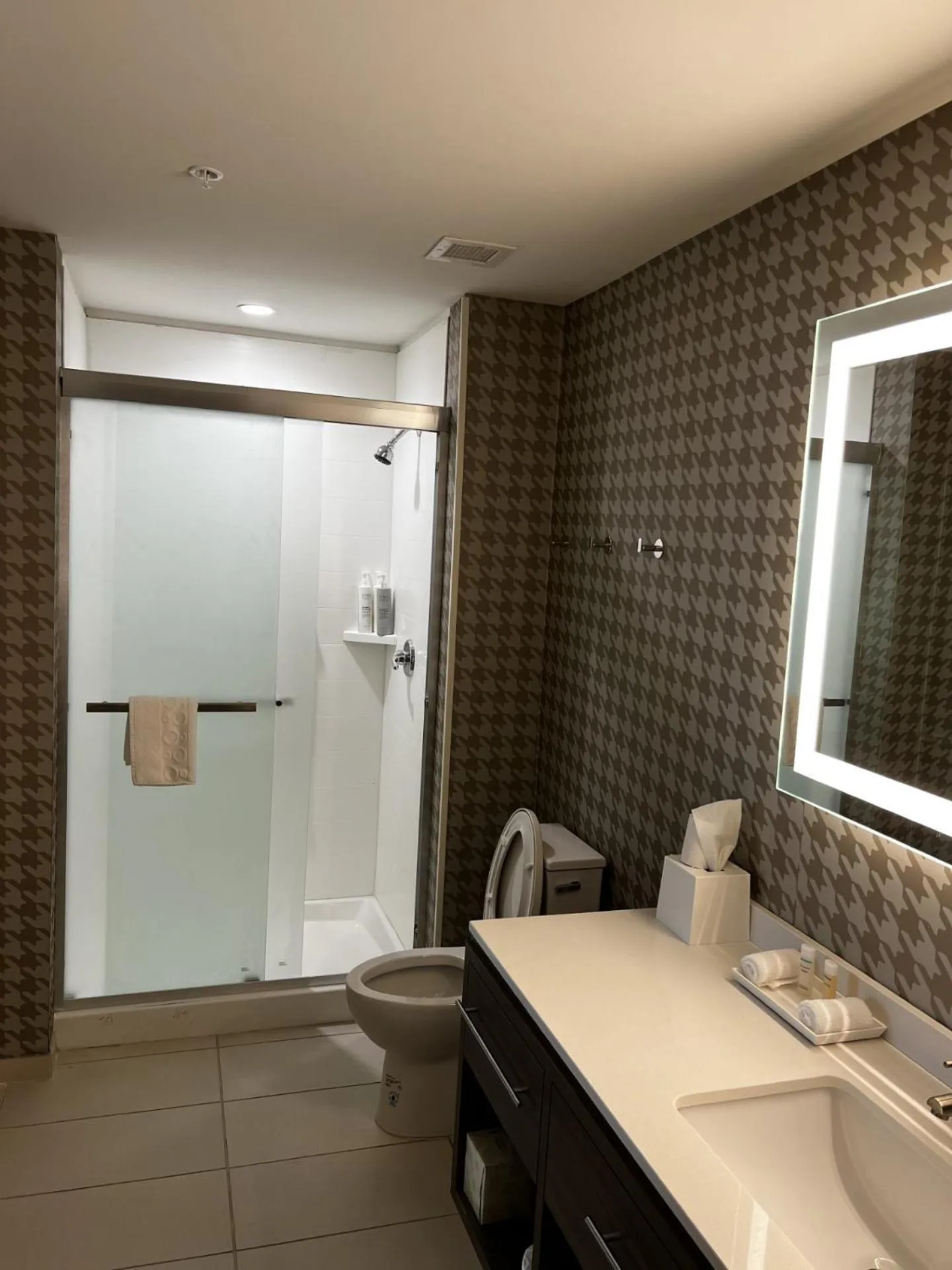 Shower in Home2 Suites By Hilton Hinesville