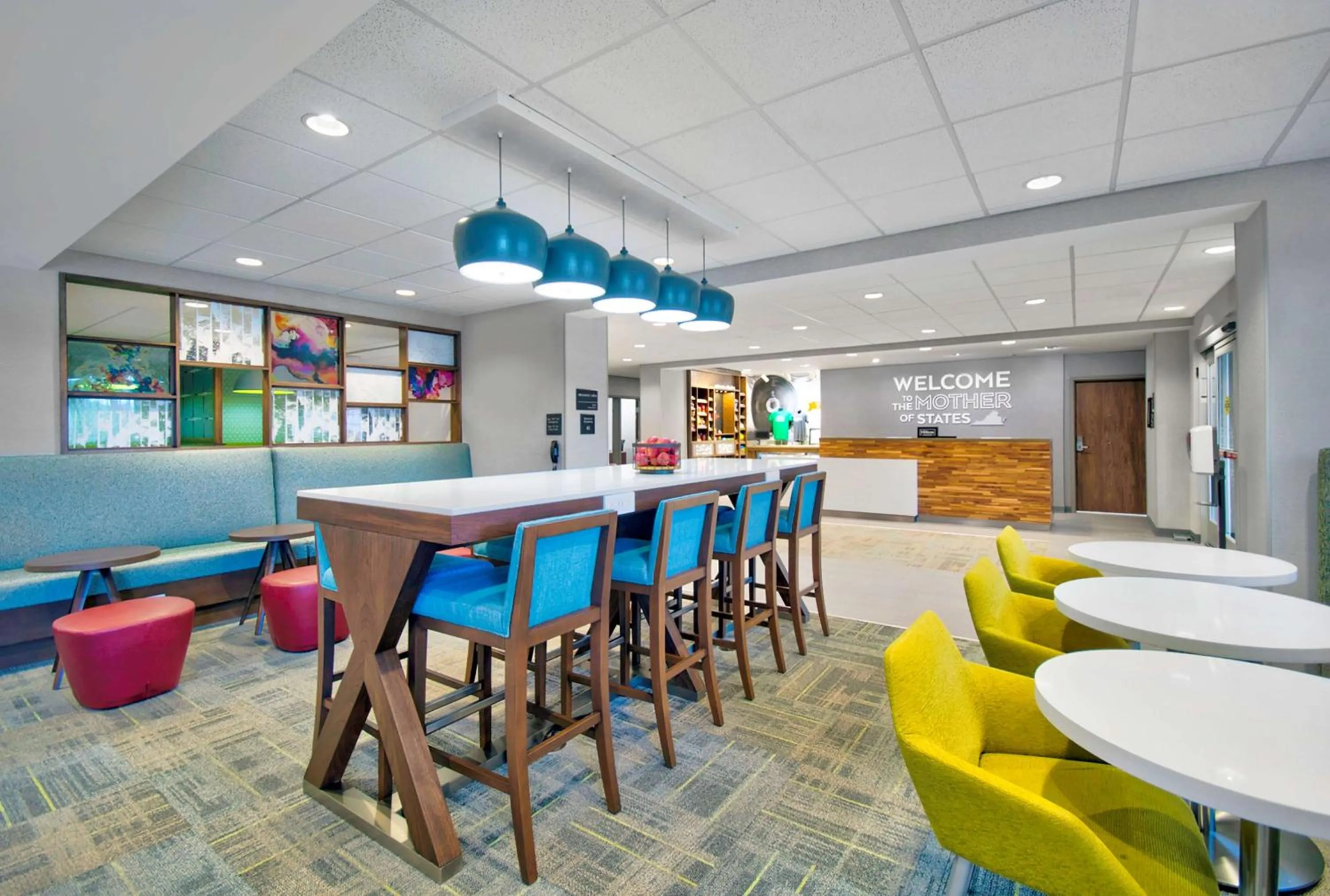 Lobby or reception in Hampton Inn Abingdon, Va