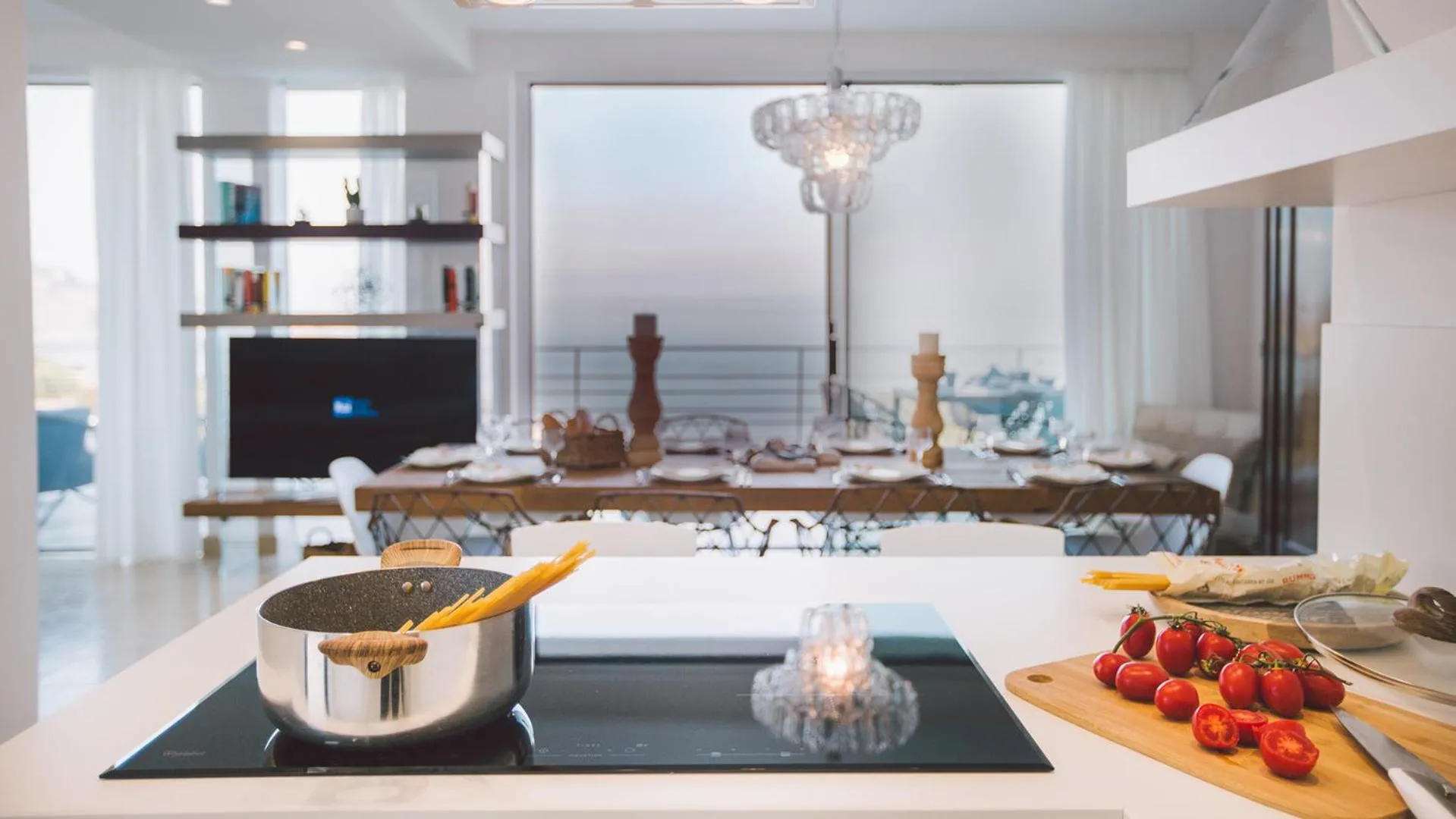 Kitchen or kitchenette in Villa Triscele 10, Emma Villas