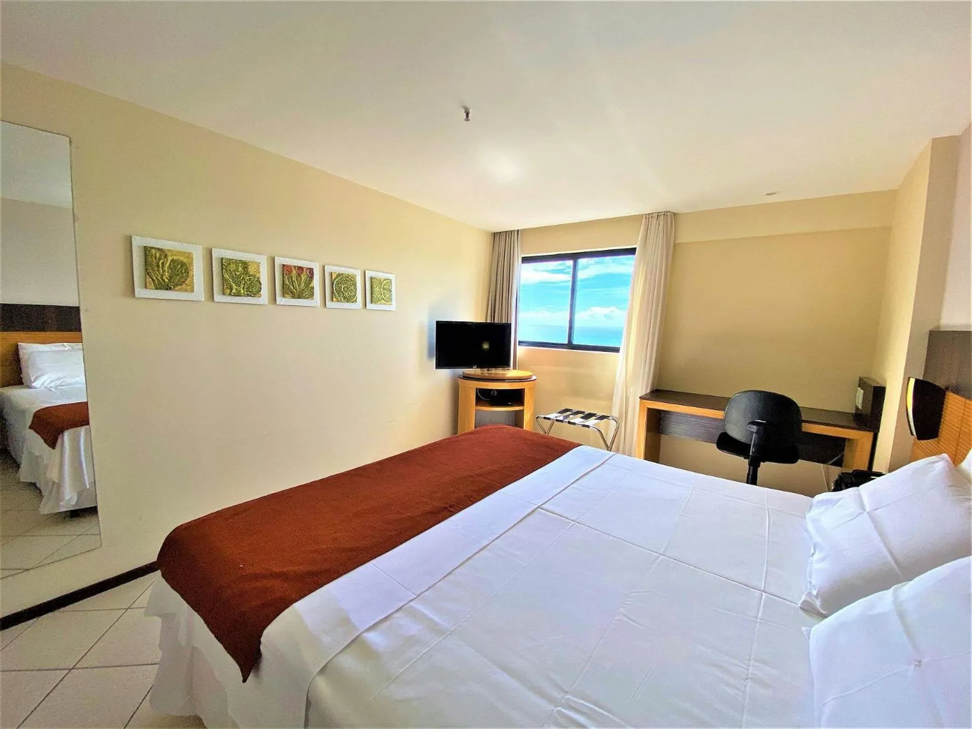 Bed in Natal Plaza #1202 - Suíte Vista Mar por Carpediem