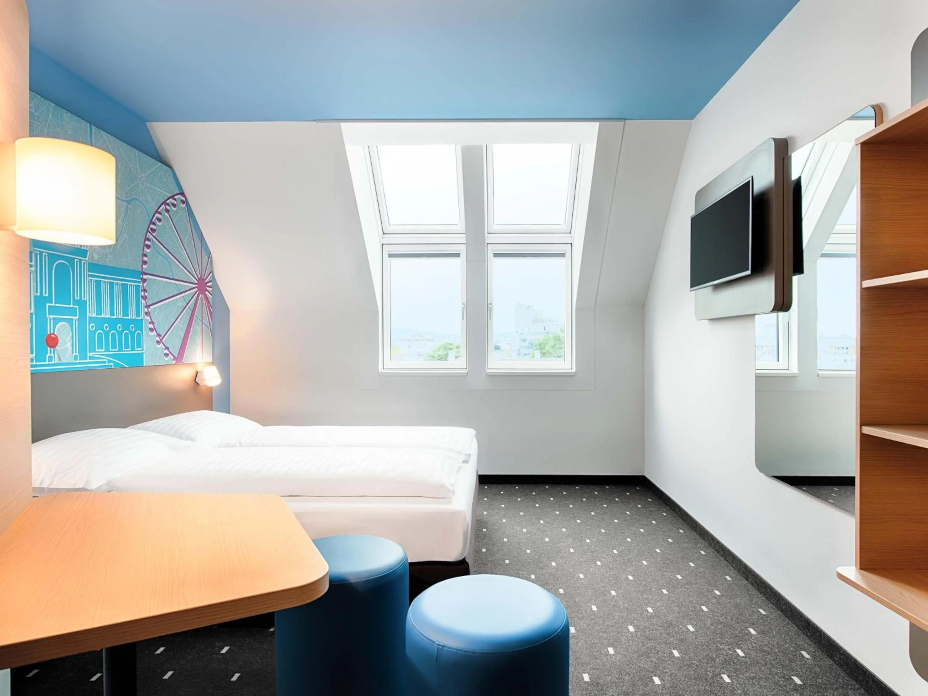 Photo of the whole room, Bed in B&B Hotel Wien-Meidling