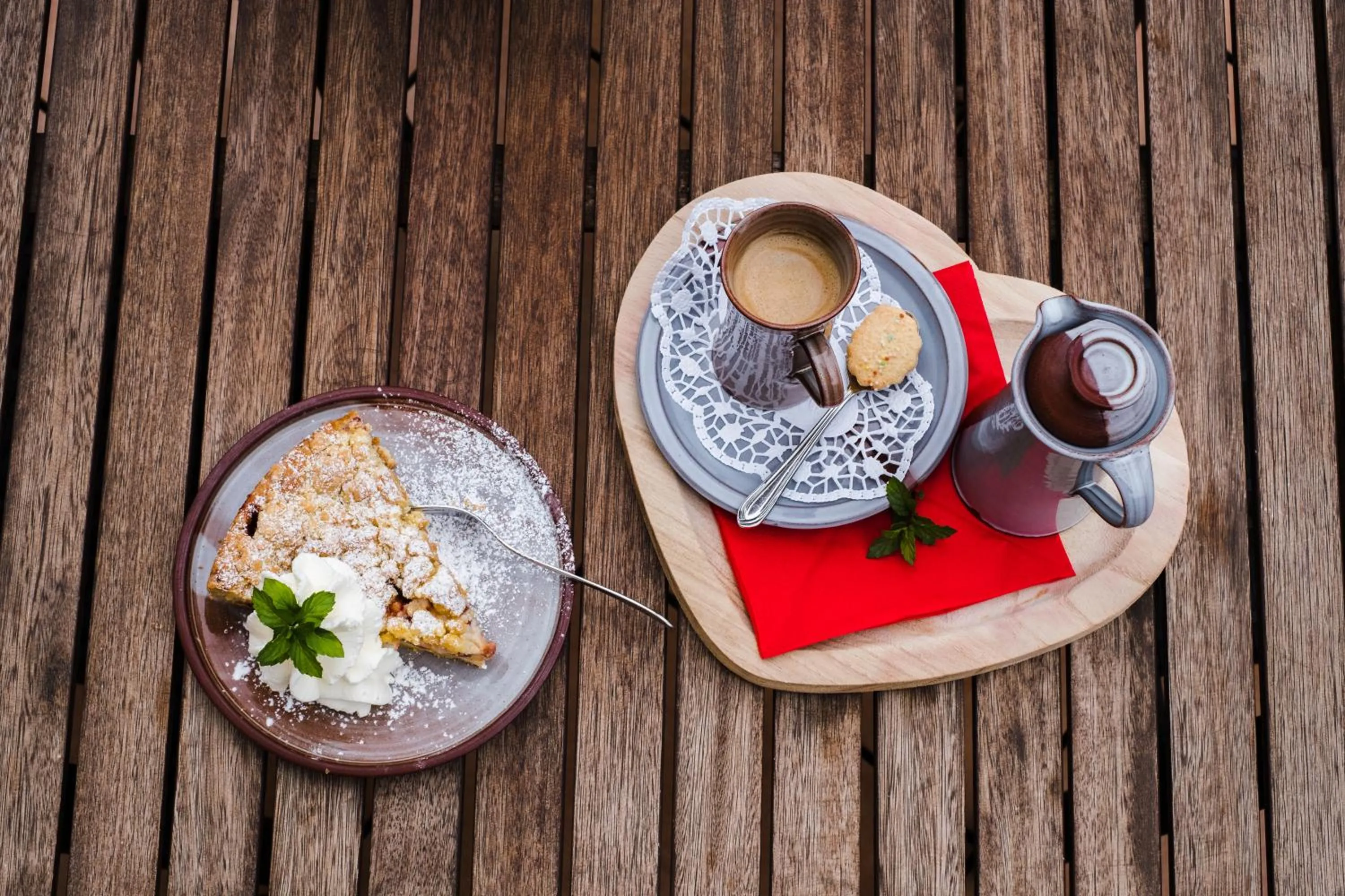 Food close-up in Gastinger Hotel-Restaurant