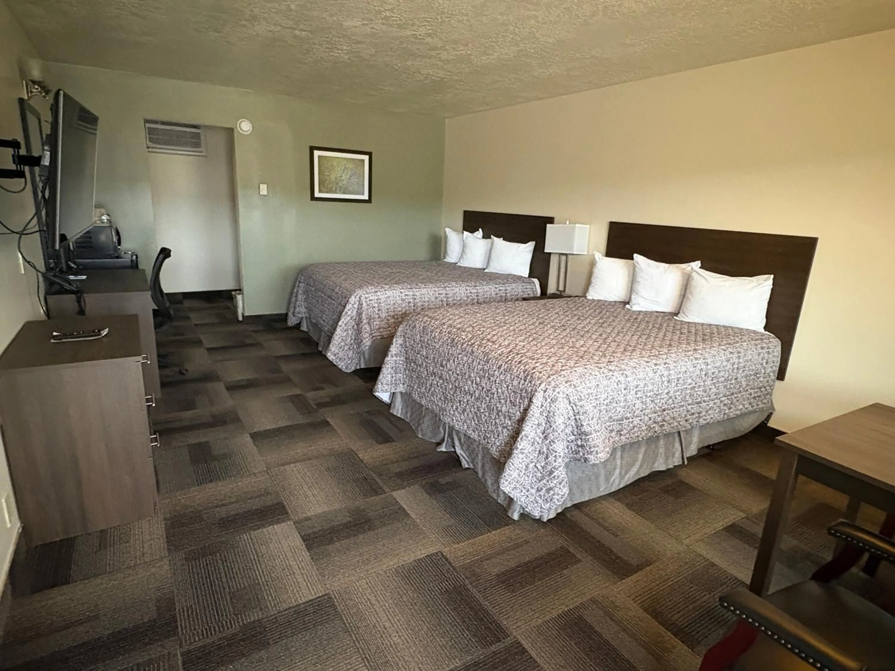 Bed in Clover Creek Inn