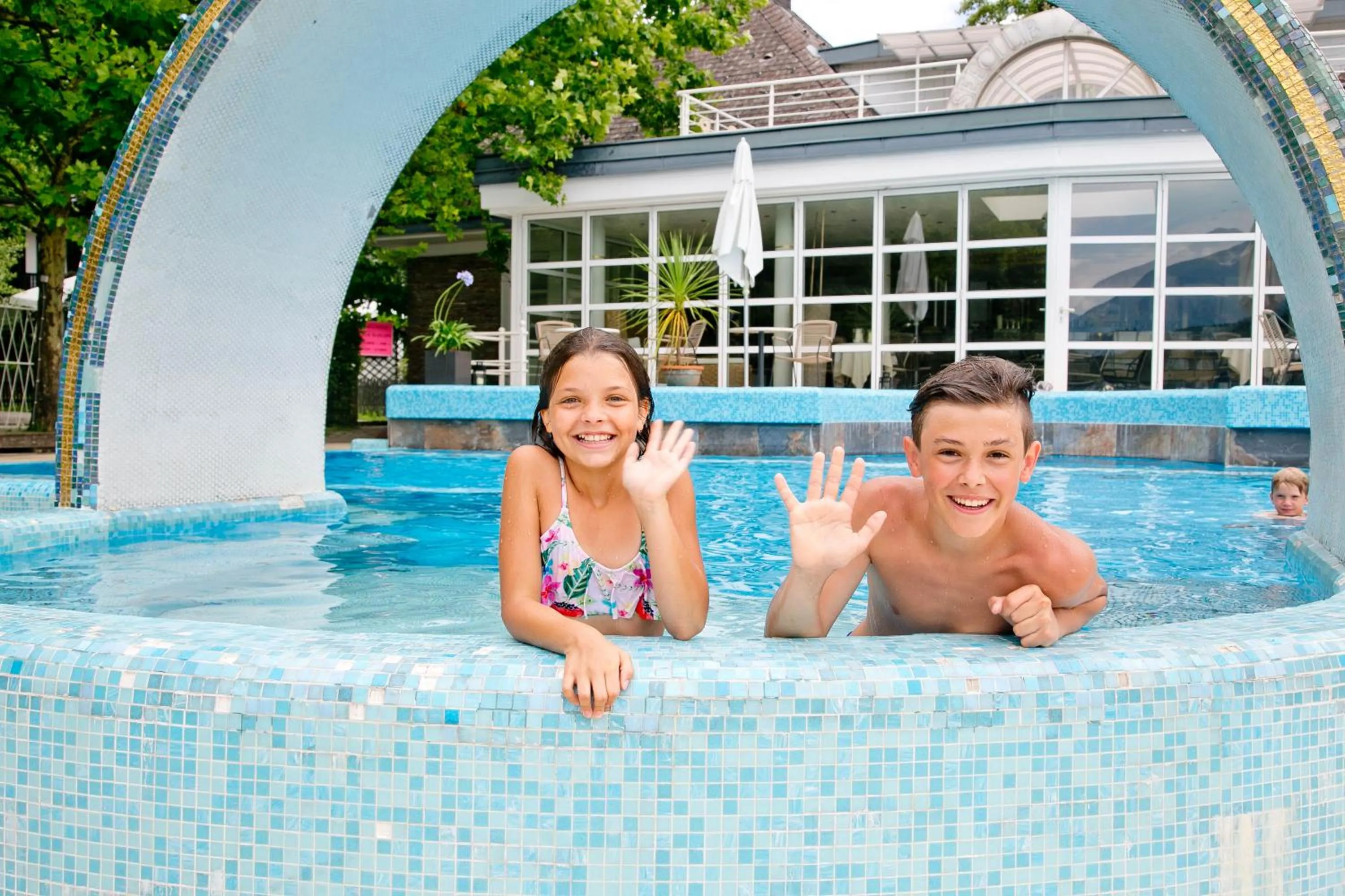 Swimming pool in Amerika-Holzer Hotel & Resort