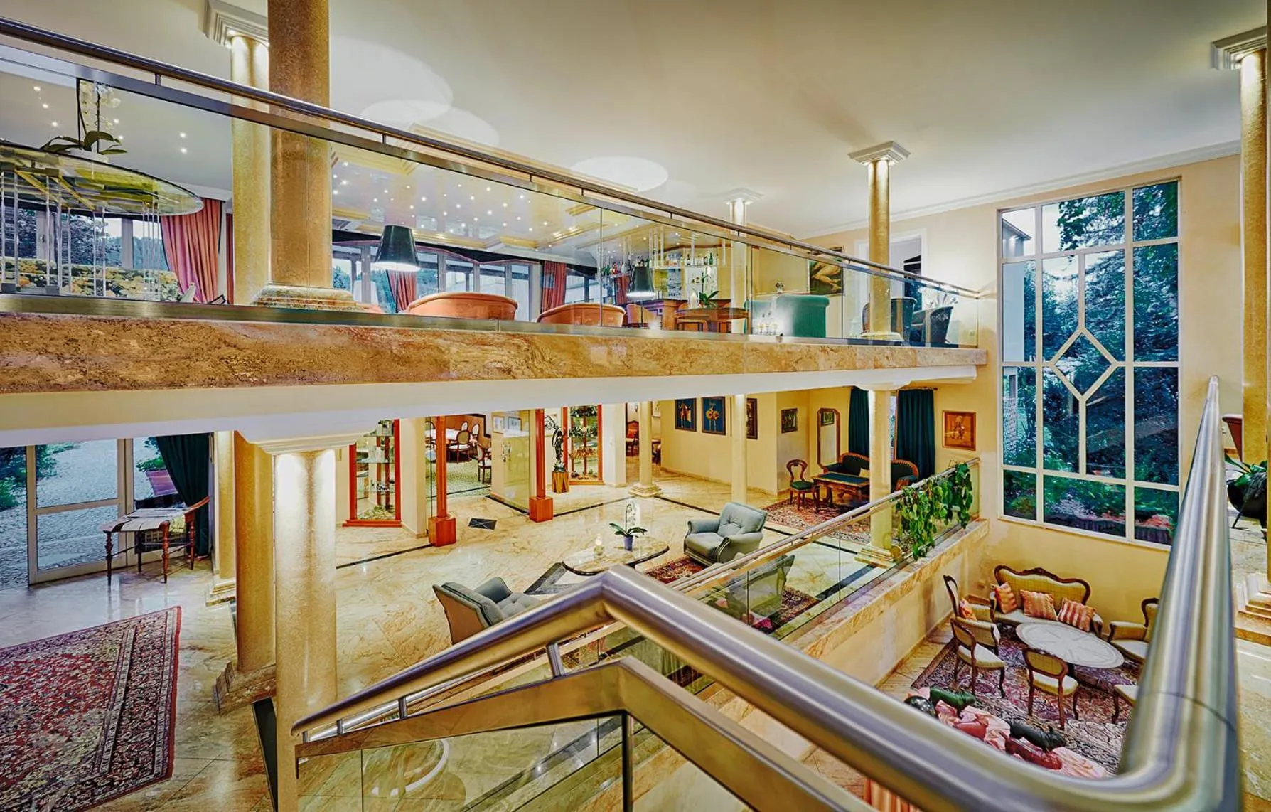 Lobby or reception in Amerika-Holzer Hotel & Resort