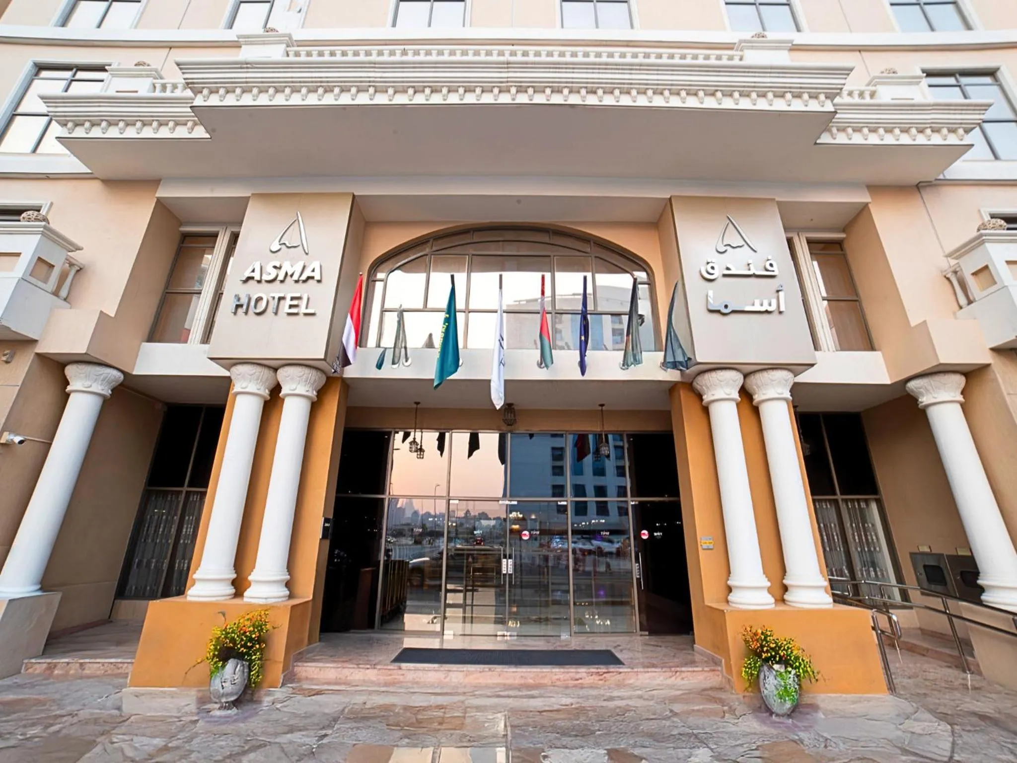 Property building in Asma Hotel Al Barsha