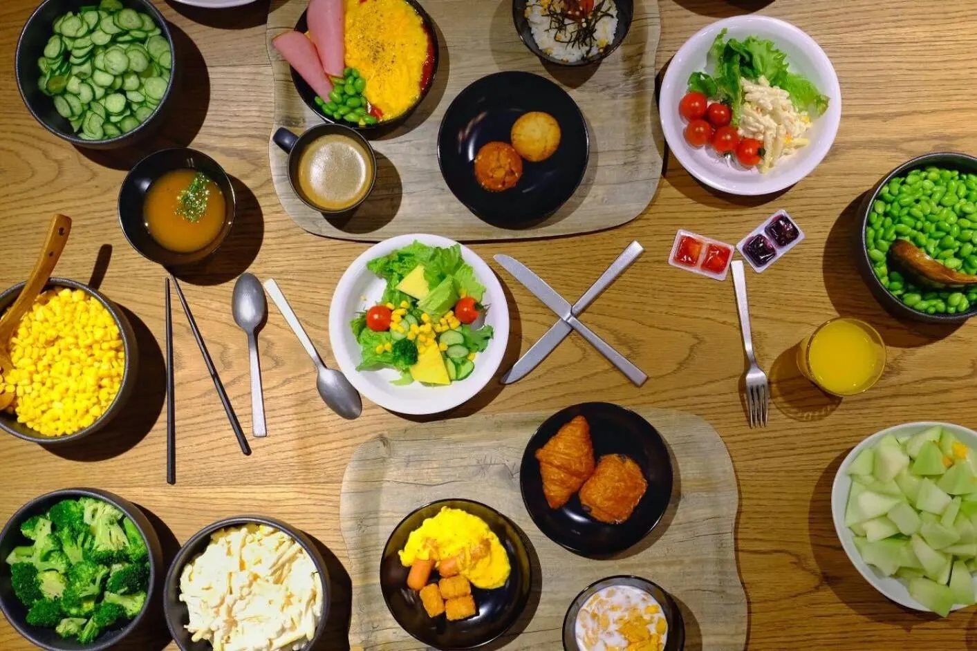 Breakfast in Moxy Kyoto