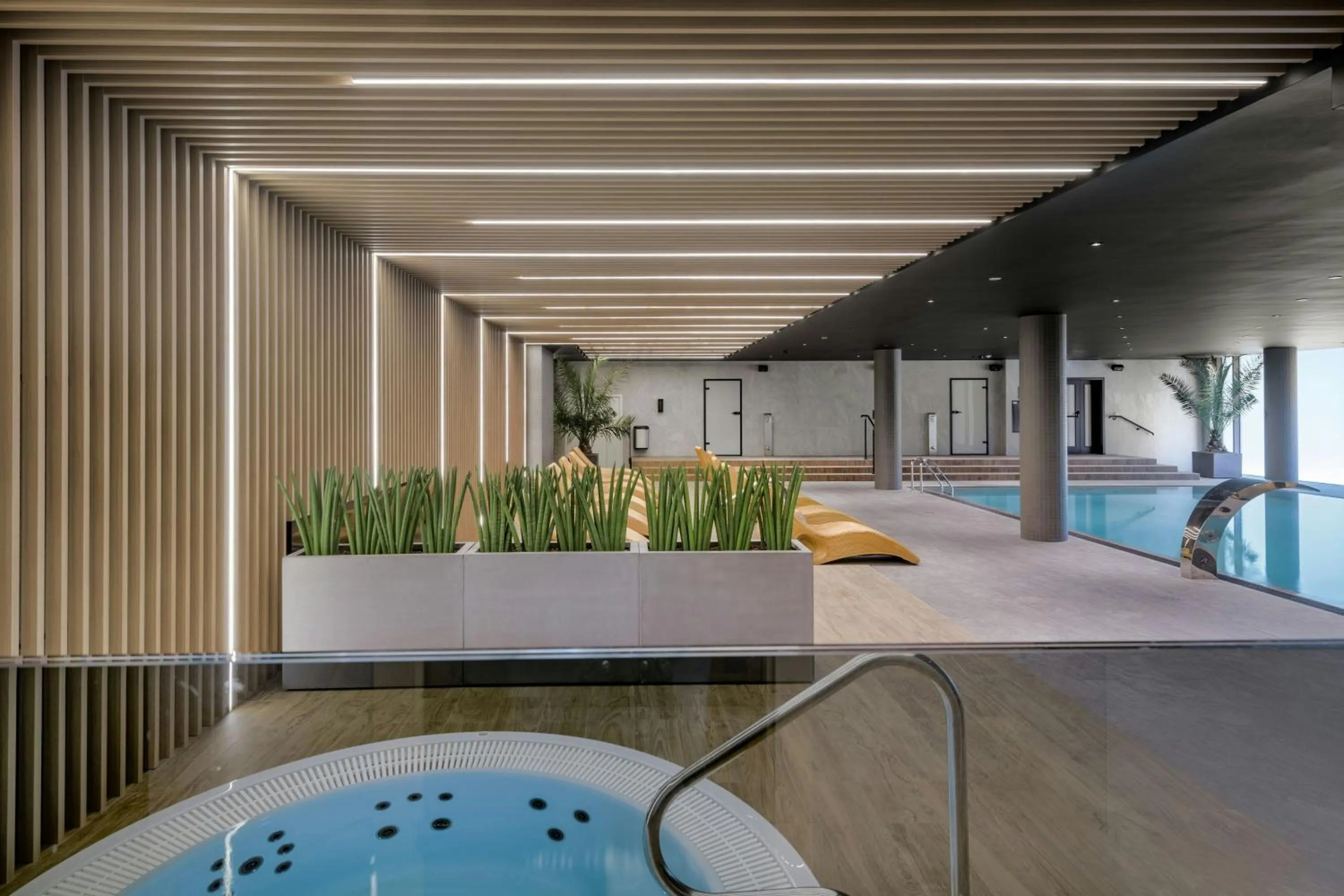 Swimming pool in AC Hotel by Marriott Krakow