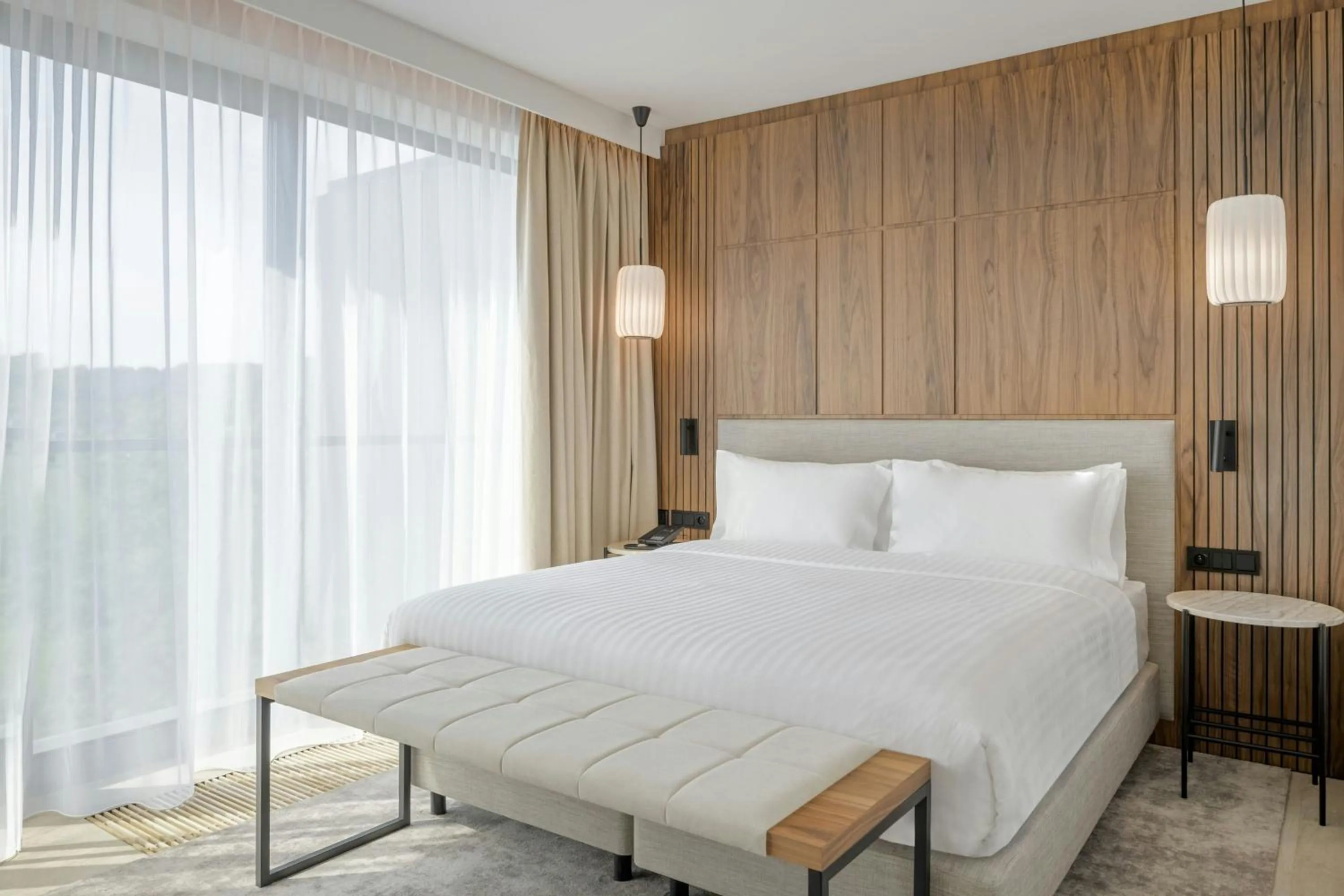 Bedroom, Bed in AC Hotel by Marriott Krakow