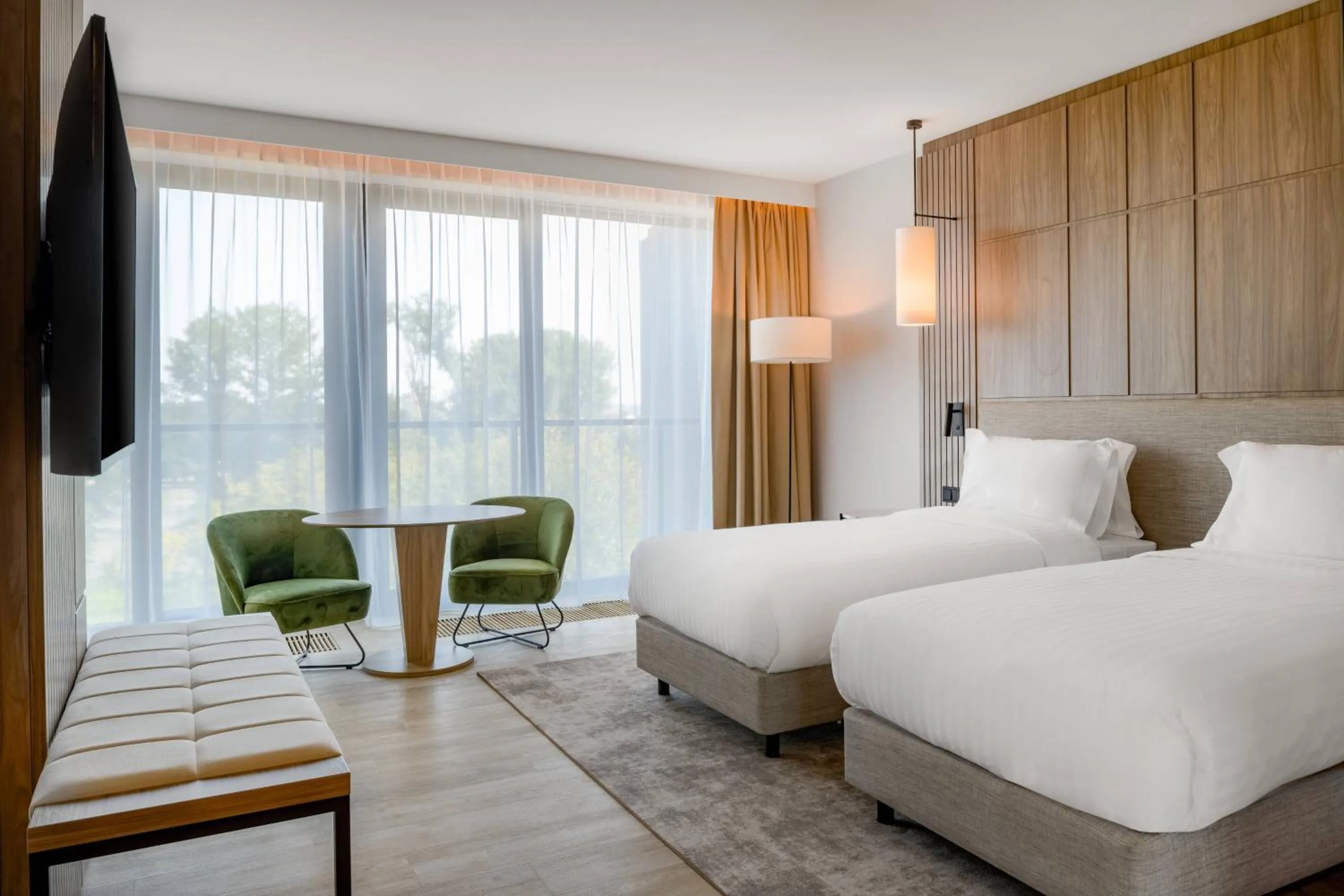 Photo of the whole room, Bed in AC Hotel by Marriott Krakow