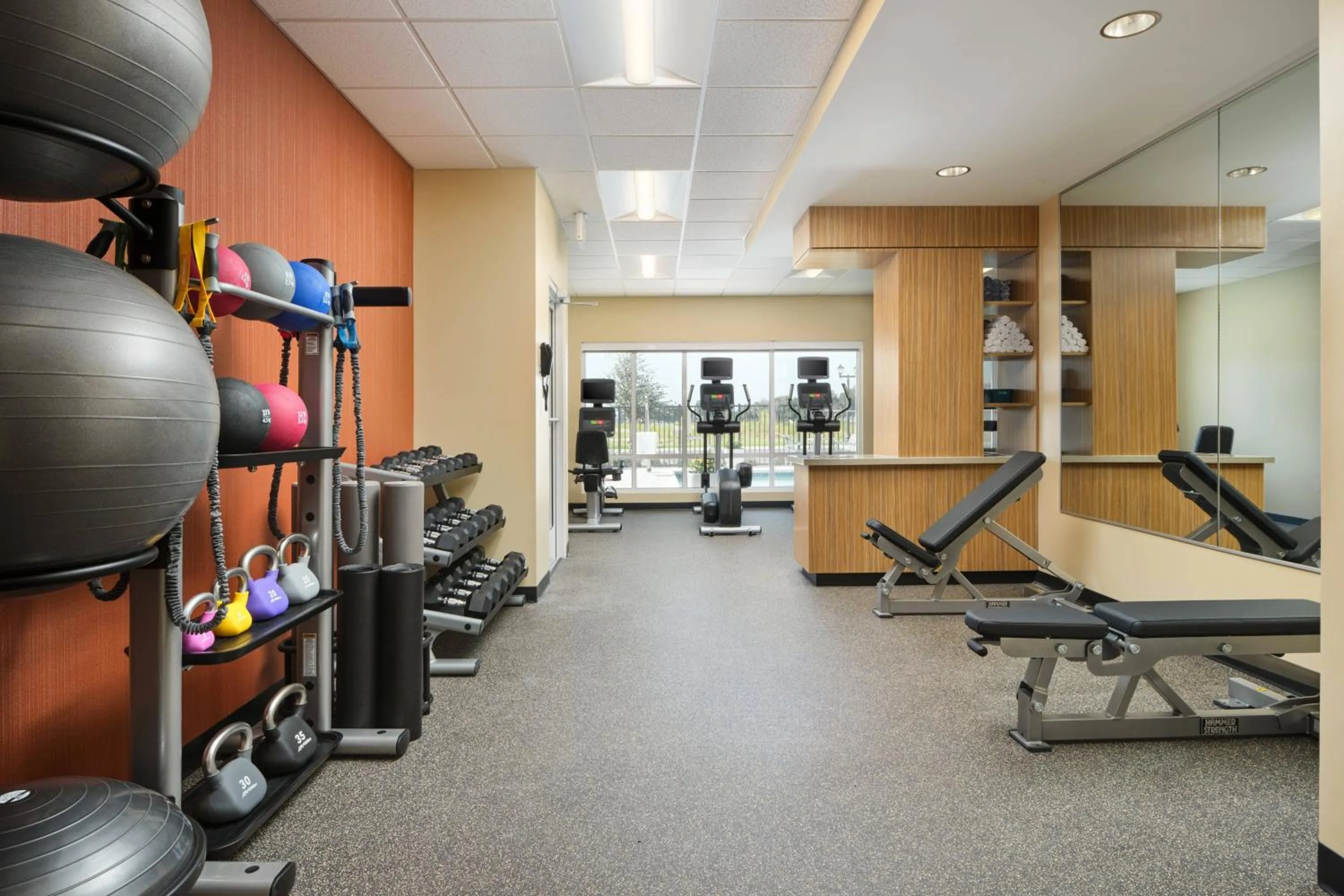 Fitness centre/facilities in TownePlace Suites by Marriott Leesburg
