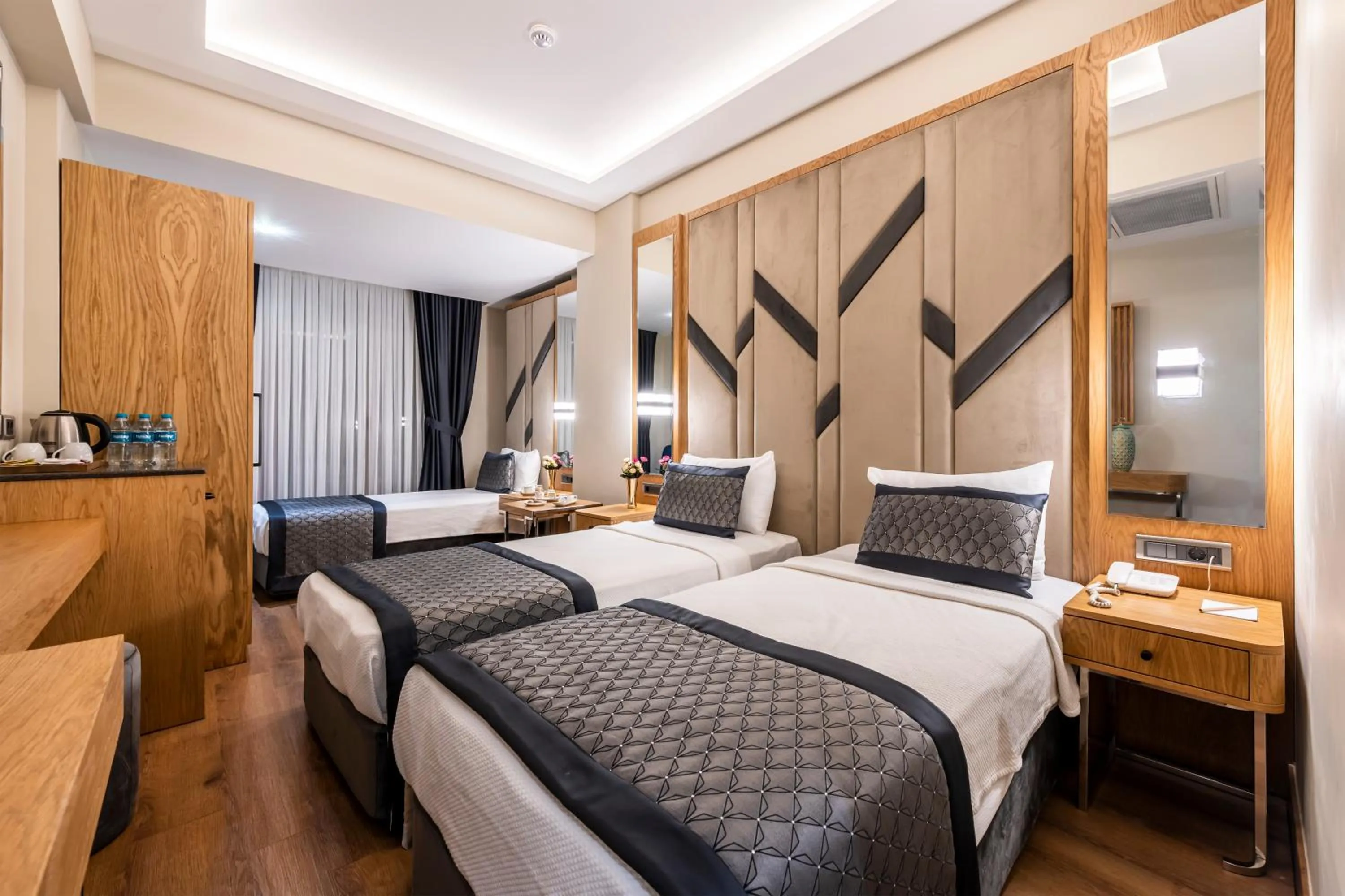 Bed in Endican Sultanahmet Hotel