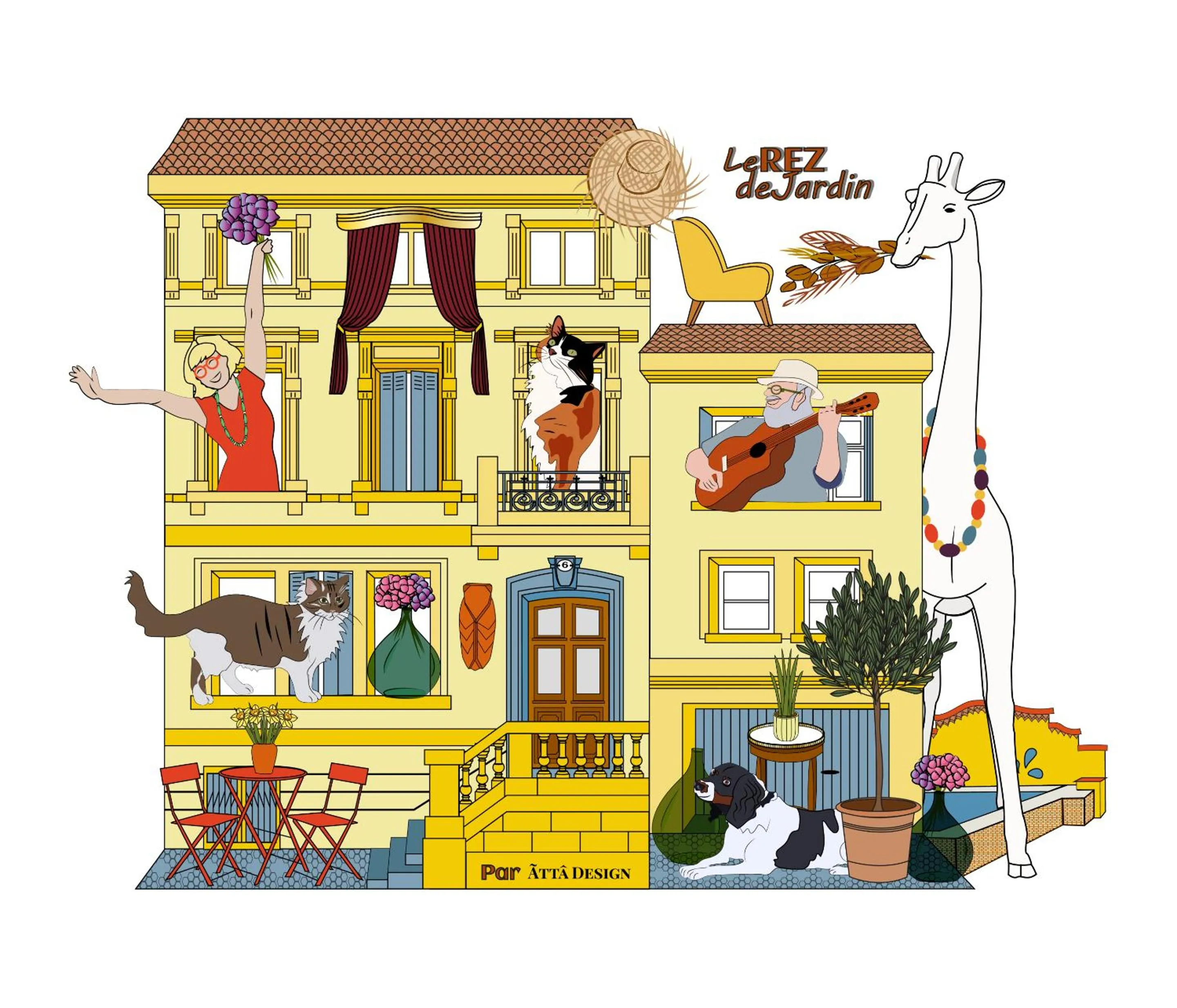 Facade/entrance in Le Rez de Jardin Albi