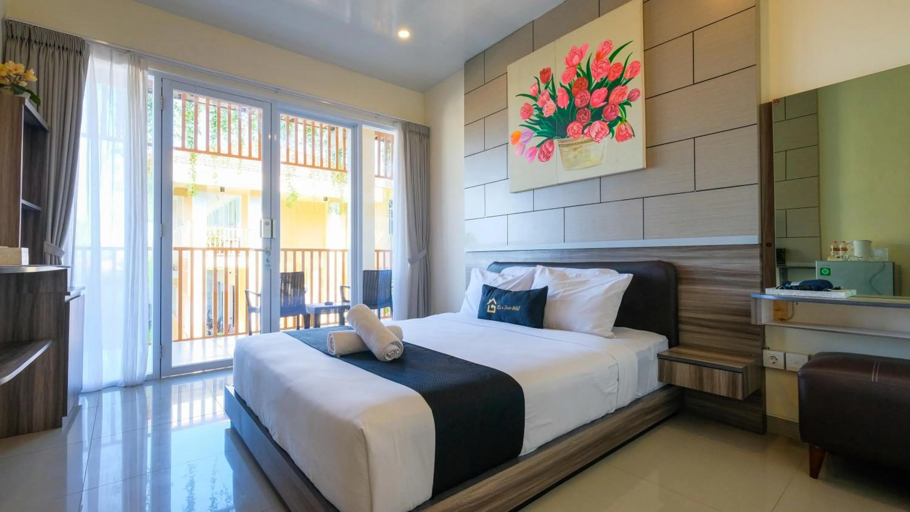 Bed in Graha Socio Hotel Nusa Dua Bali