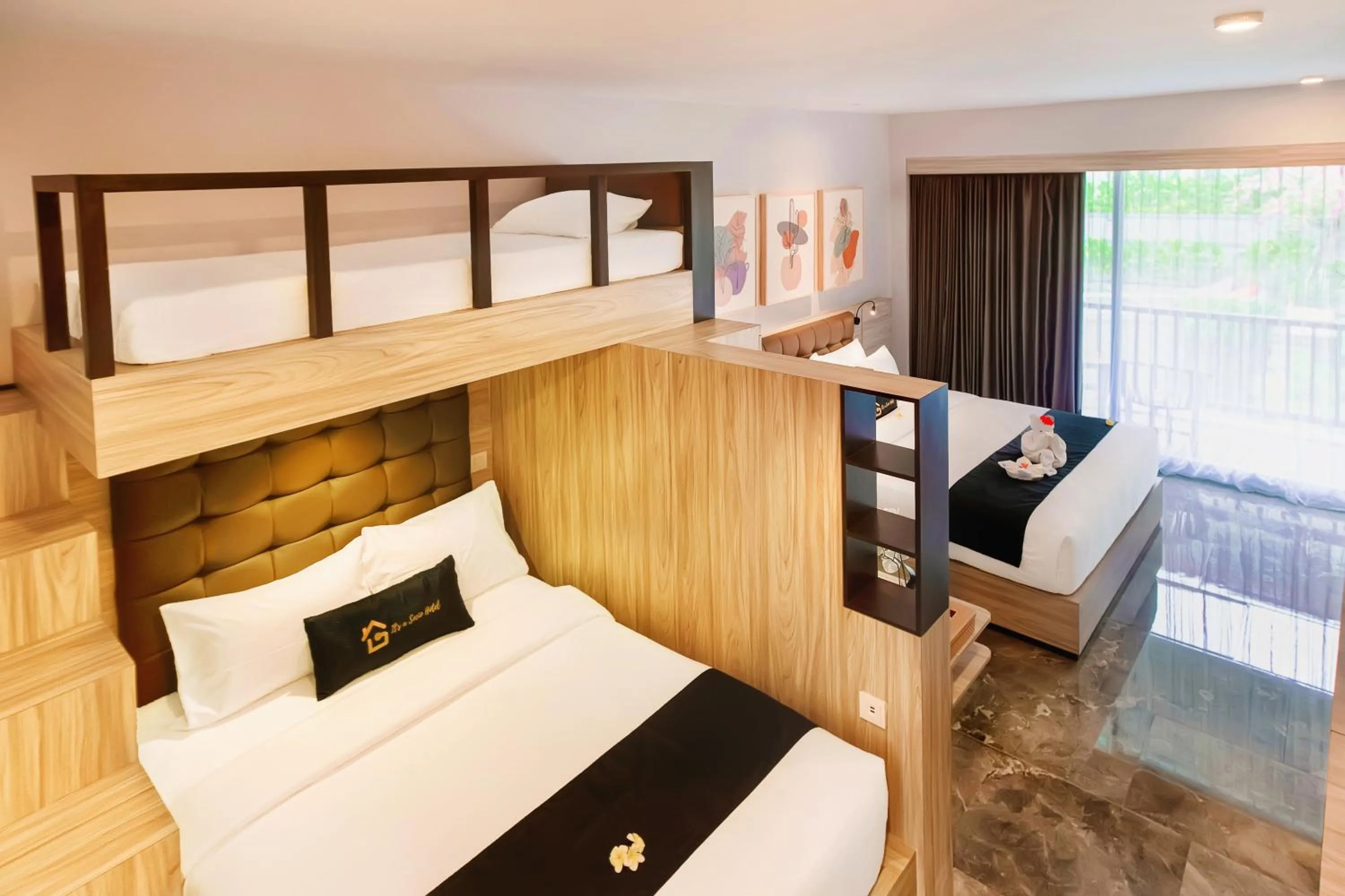 Bed in Graha Socio Hotel Nusa Dua Bali