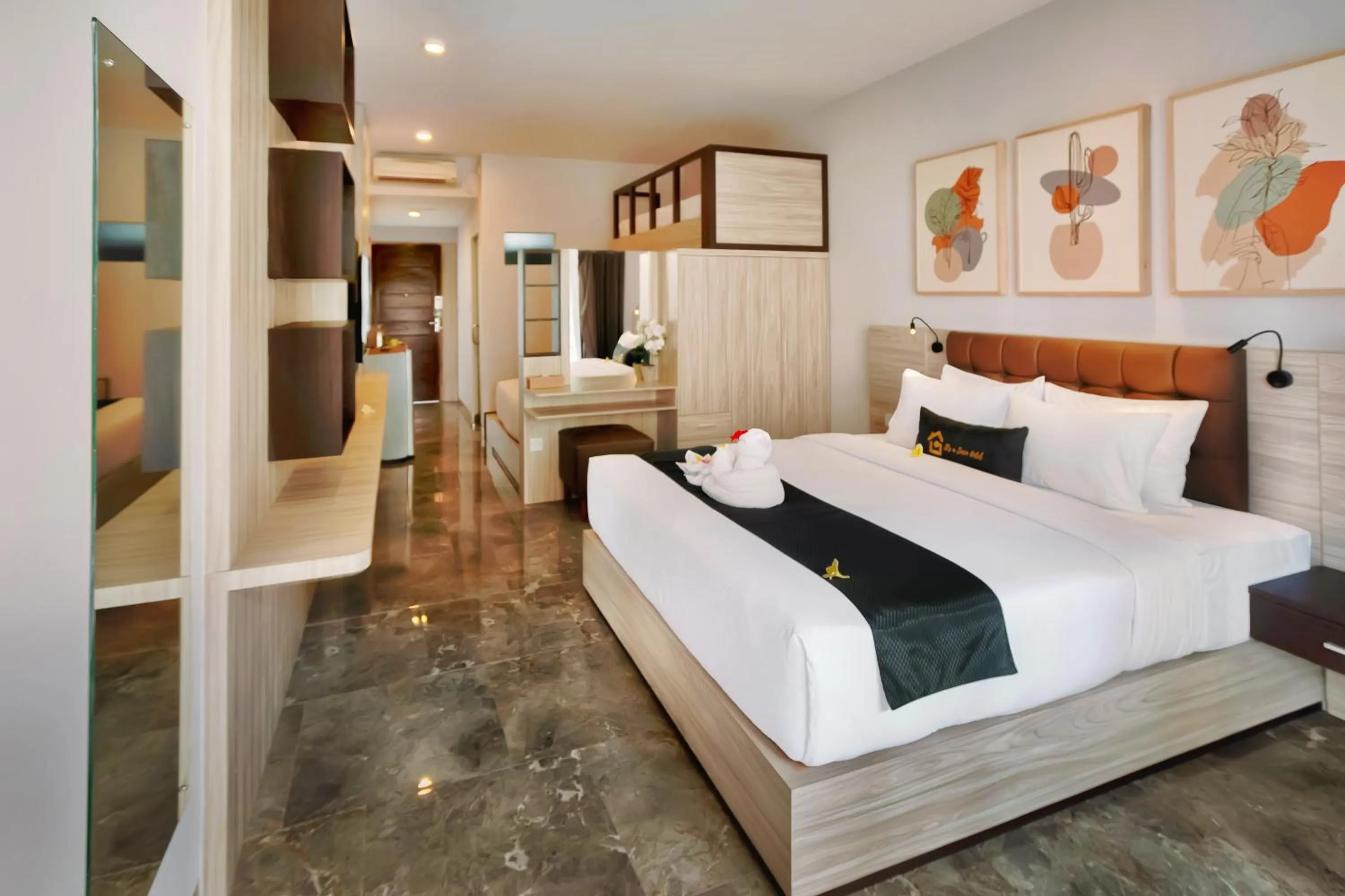Bed in Graha Socio Hotel Nusa Dua Bali