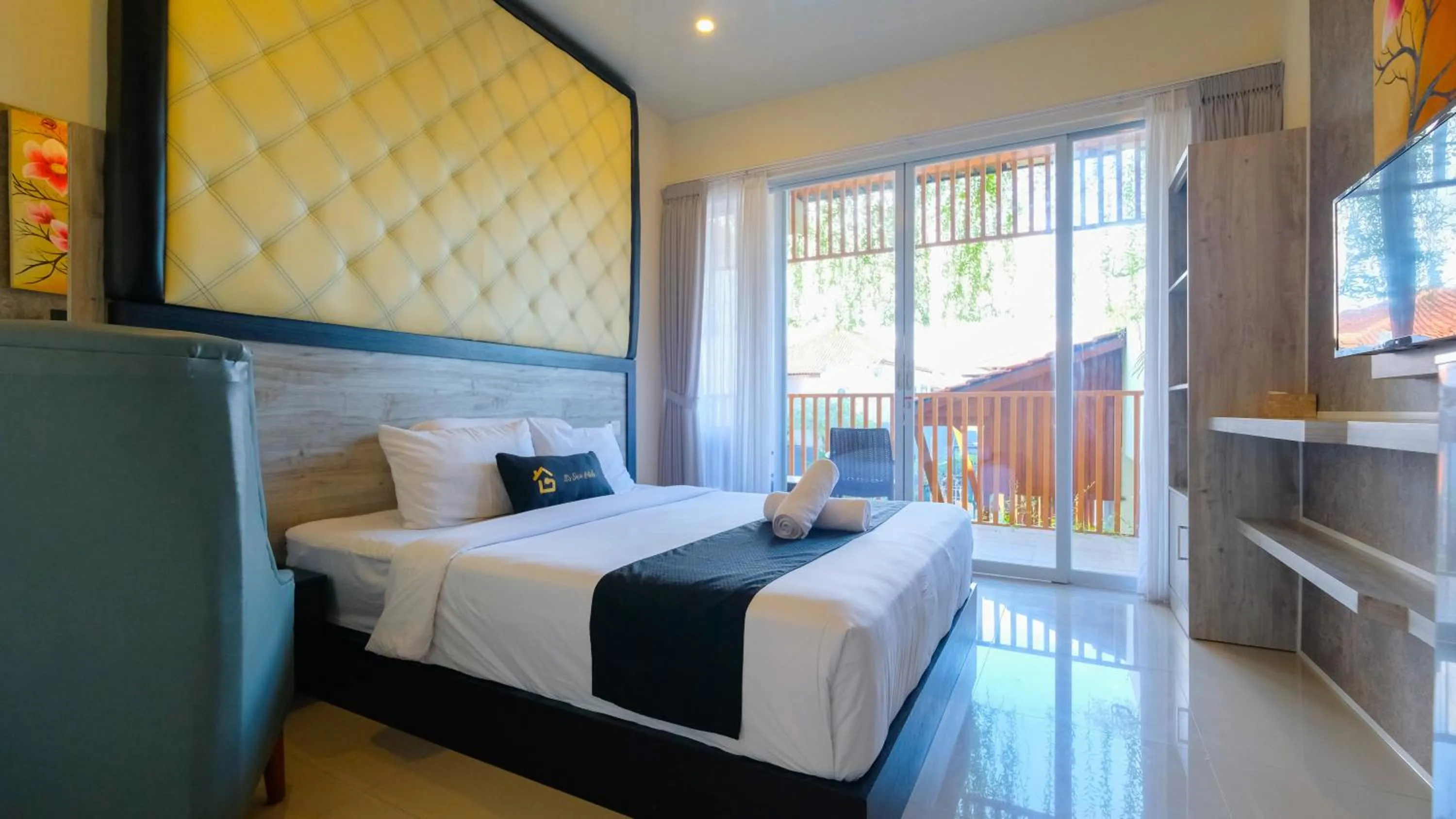 Bed in Graha Socio Hotel Nusa Dua Bali