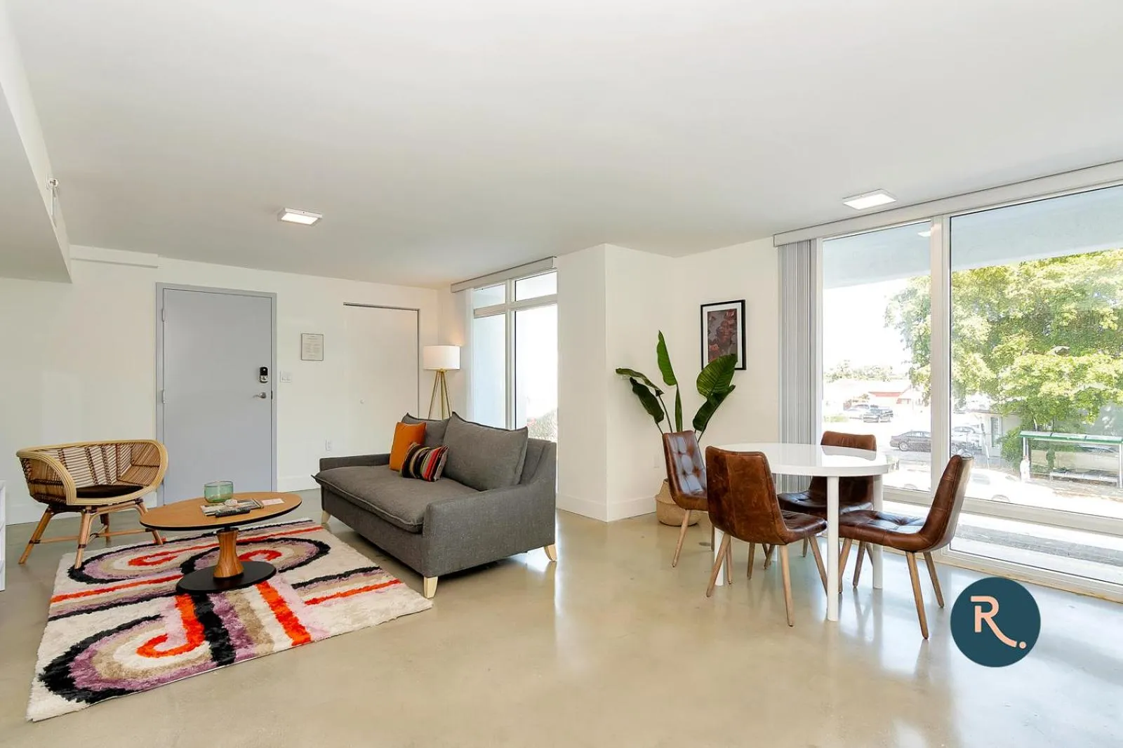 Living room in Roami at Grove 27