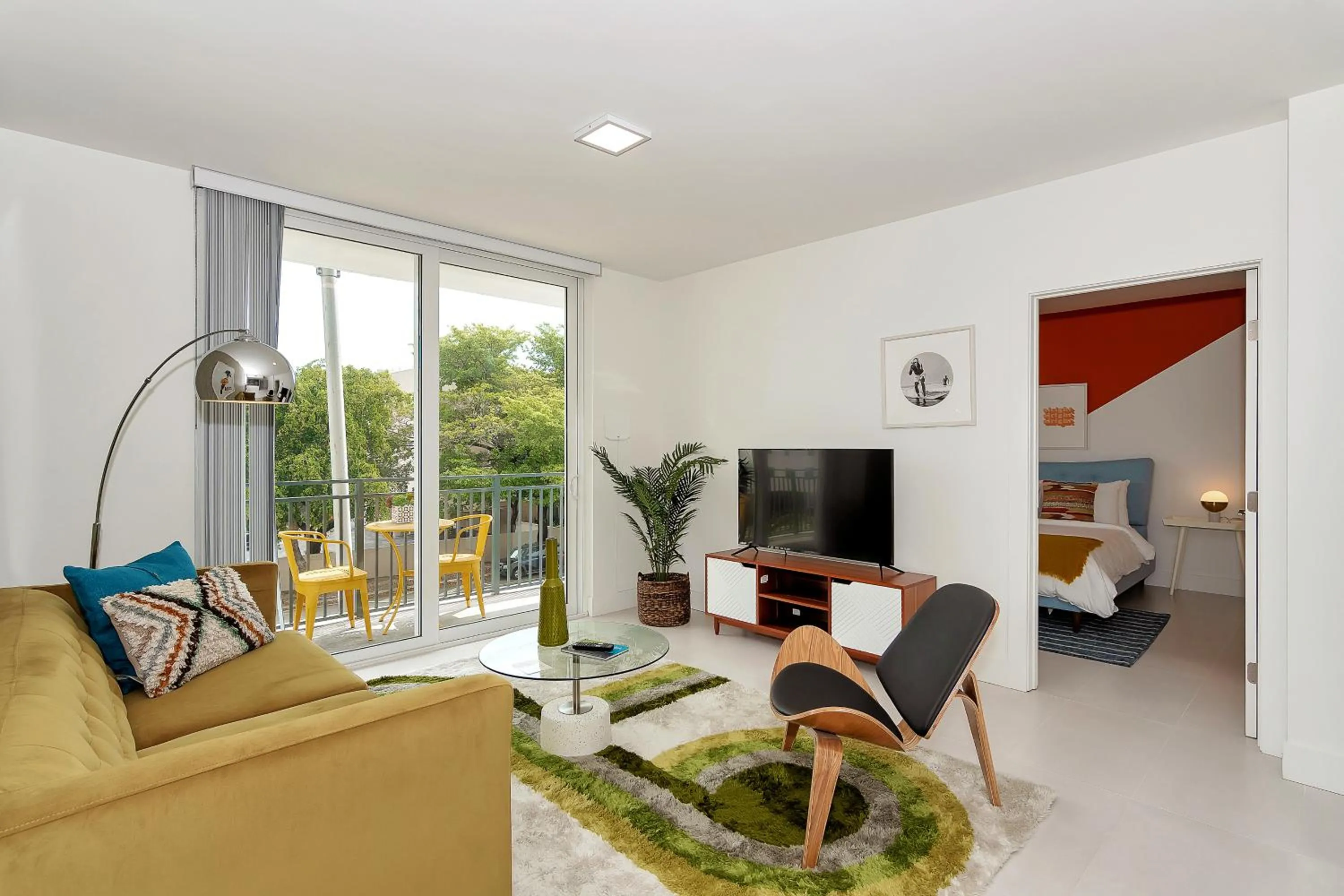 Living room in Roami at Grove 27