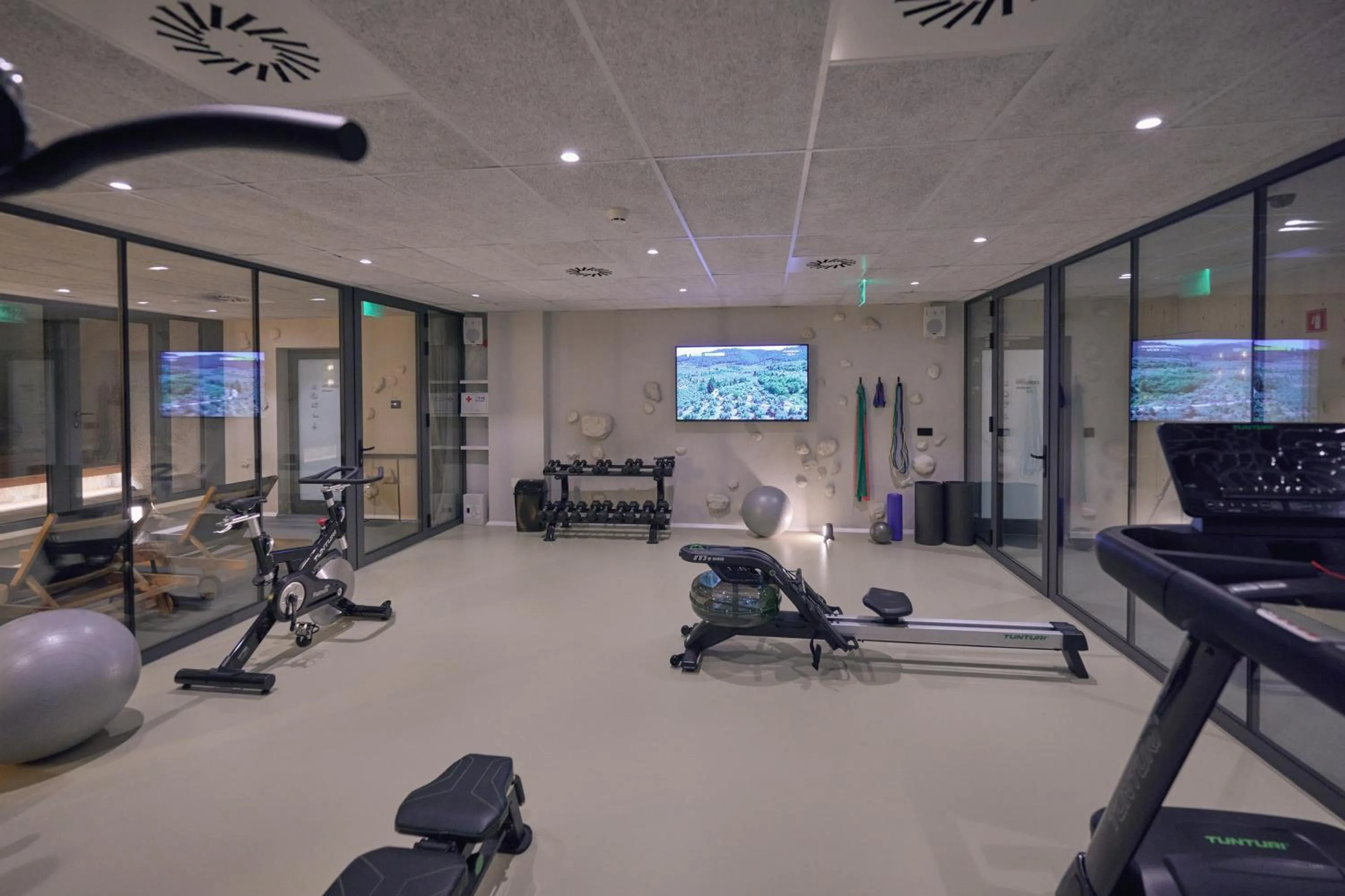 Fitness centre/facilities in Triangel Boutique Hotel