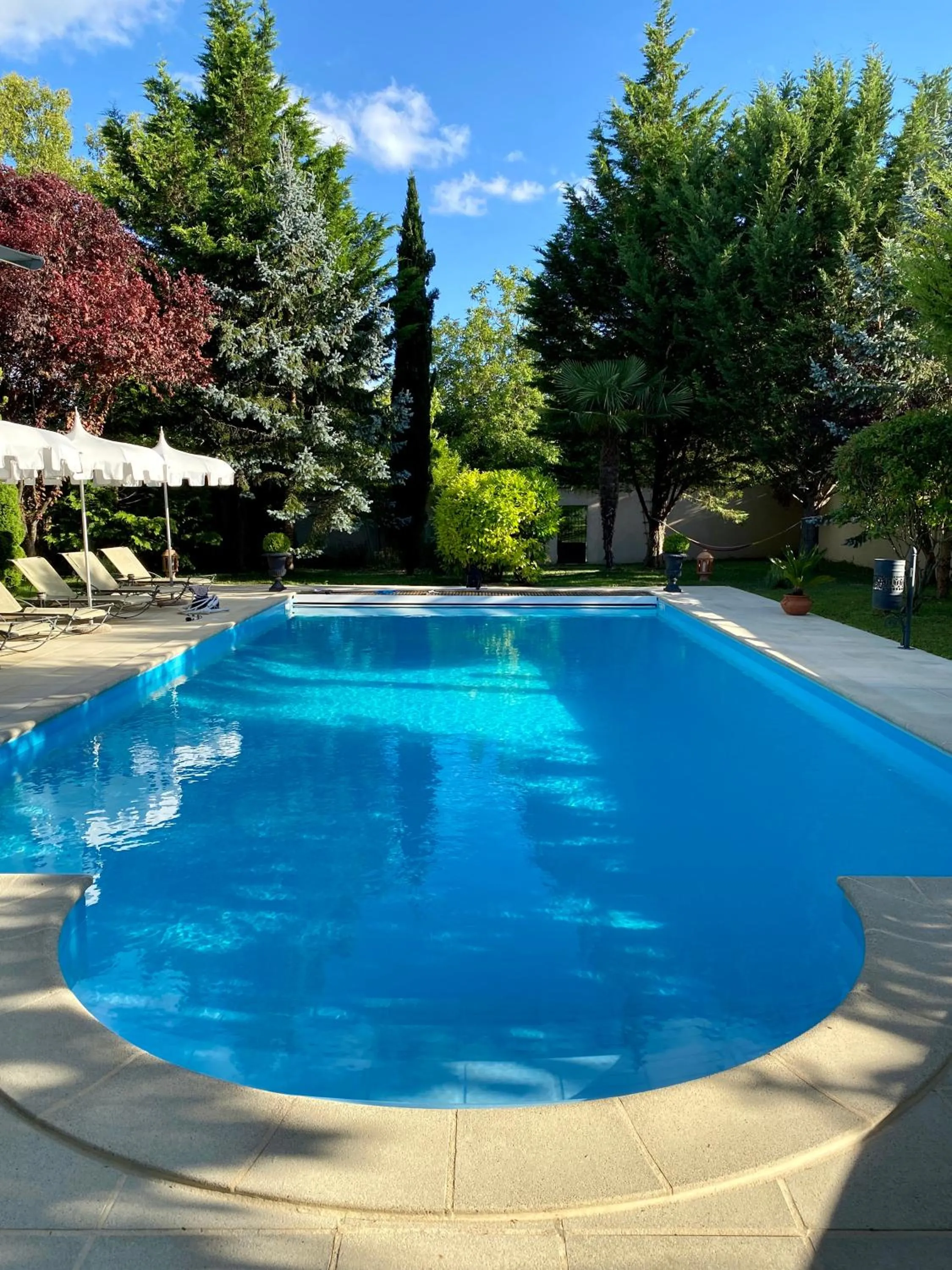 Pool view in LA RÉSERVE DE L'AUBE - Hébergements insolites Luxe et Design