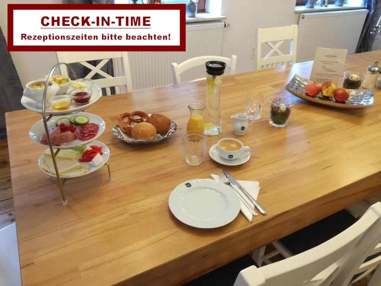 Continental breakfast in Castle Hotel