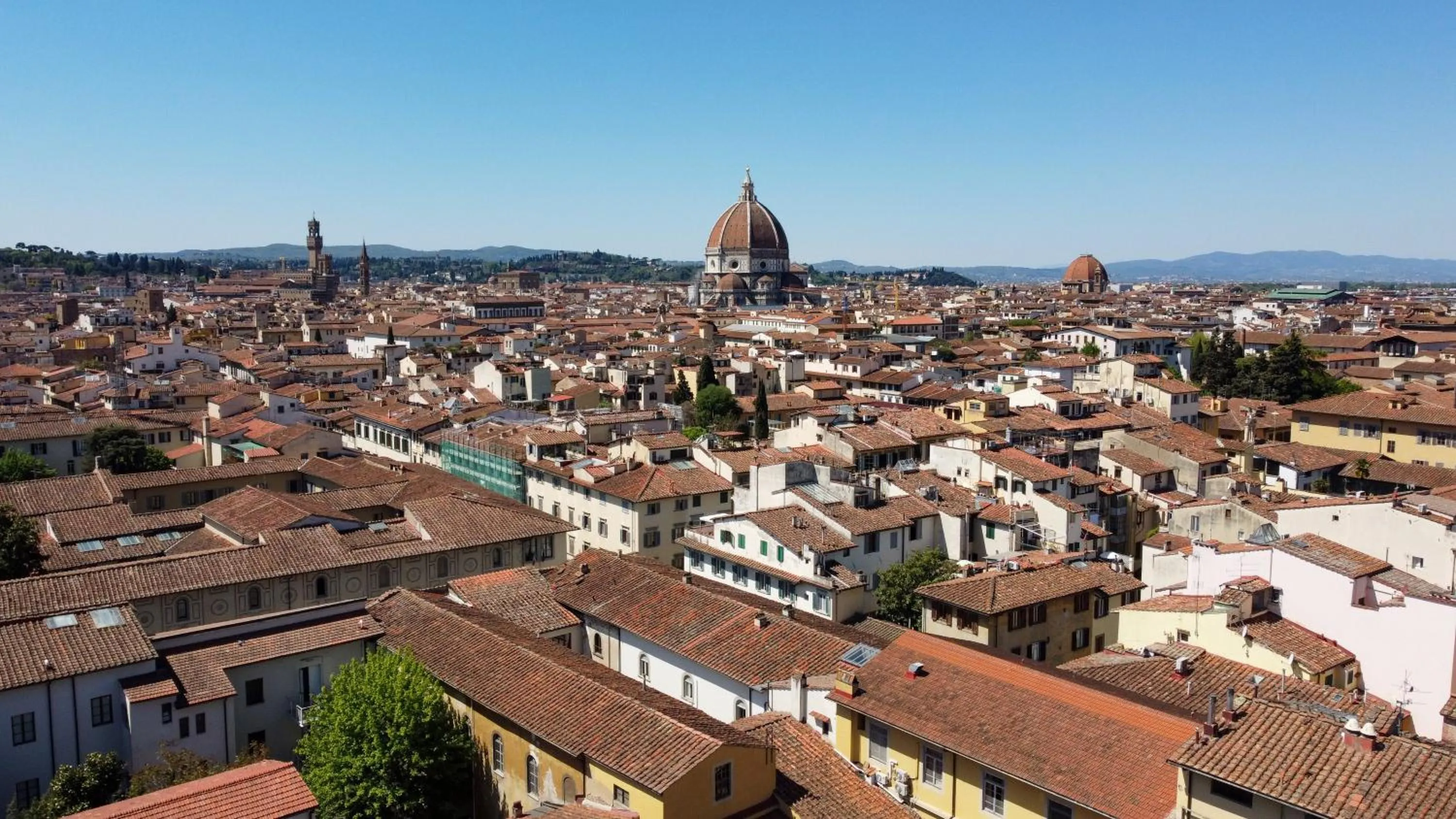 Bird's eye view in Villa Tortorelli