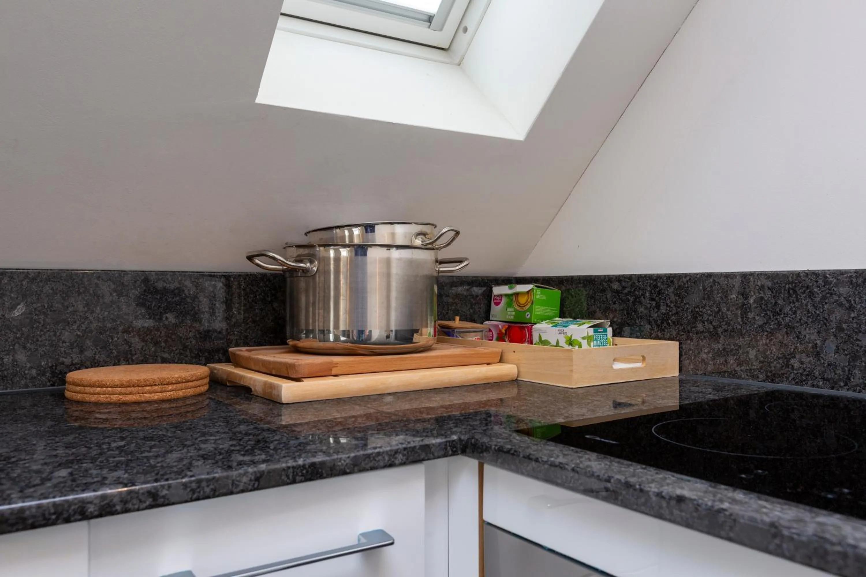 Kitchen or kitchenette in Hotel Kernhof Self Check-In