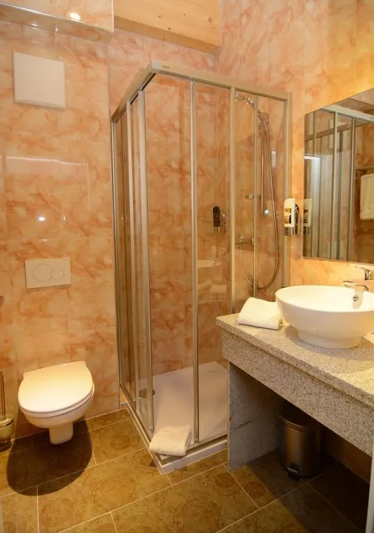 Shower, Bathroom in Hotel Vogelweiderhof