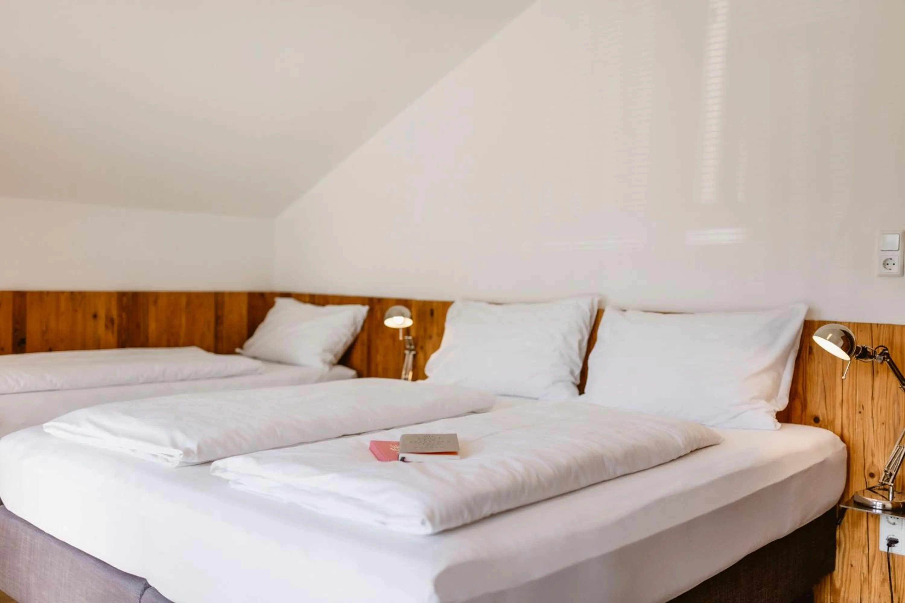 Bed in Seehotel Berau