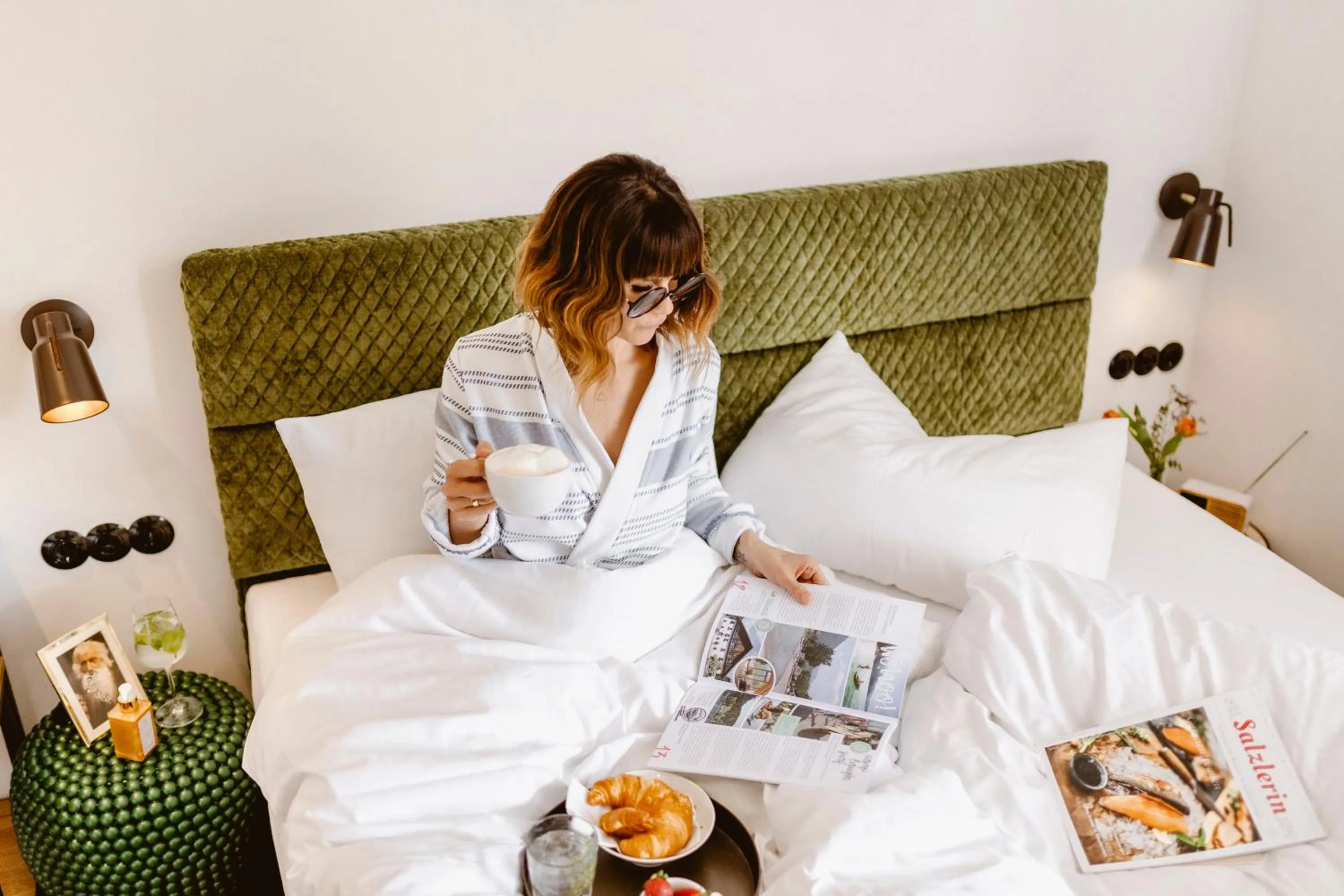 Bed in Seehotel Berau