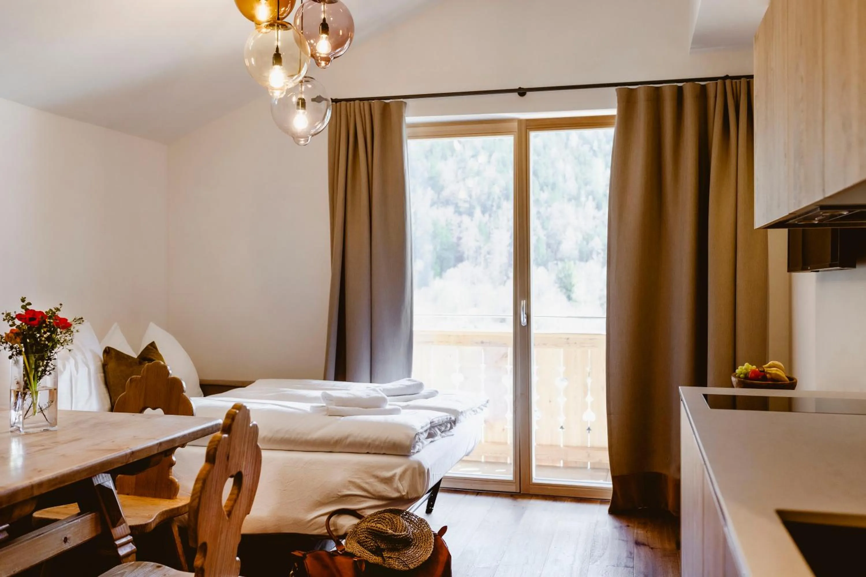 Bed in Seehotel Berau