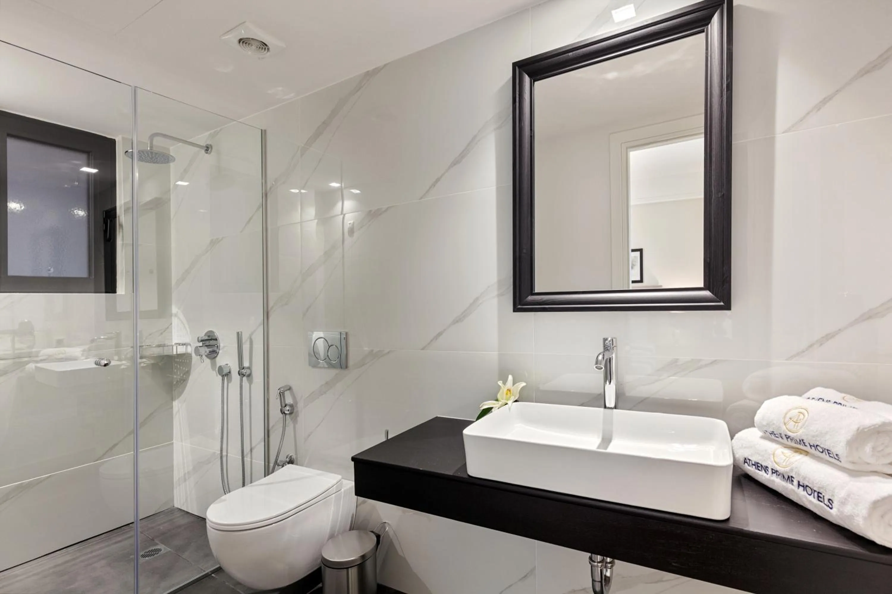 Bathroom in Classic Hotel by Athens Prime Hotels