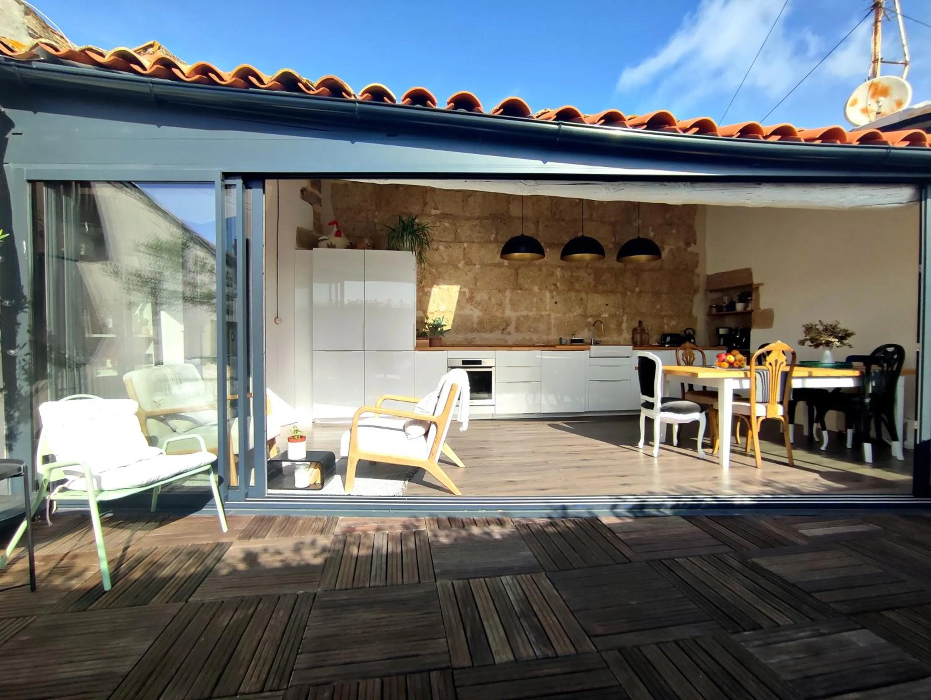 Patio in Le Prince - Maison d'hôtes