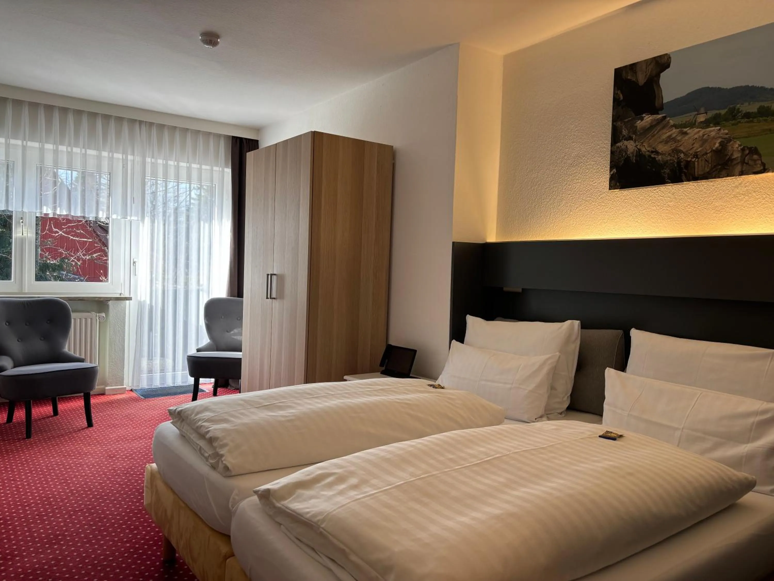 Bed in Hotel Haus am Hochwald