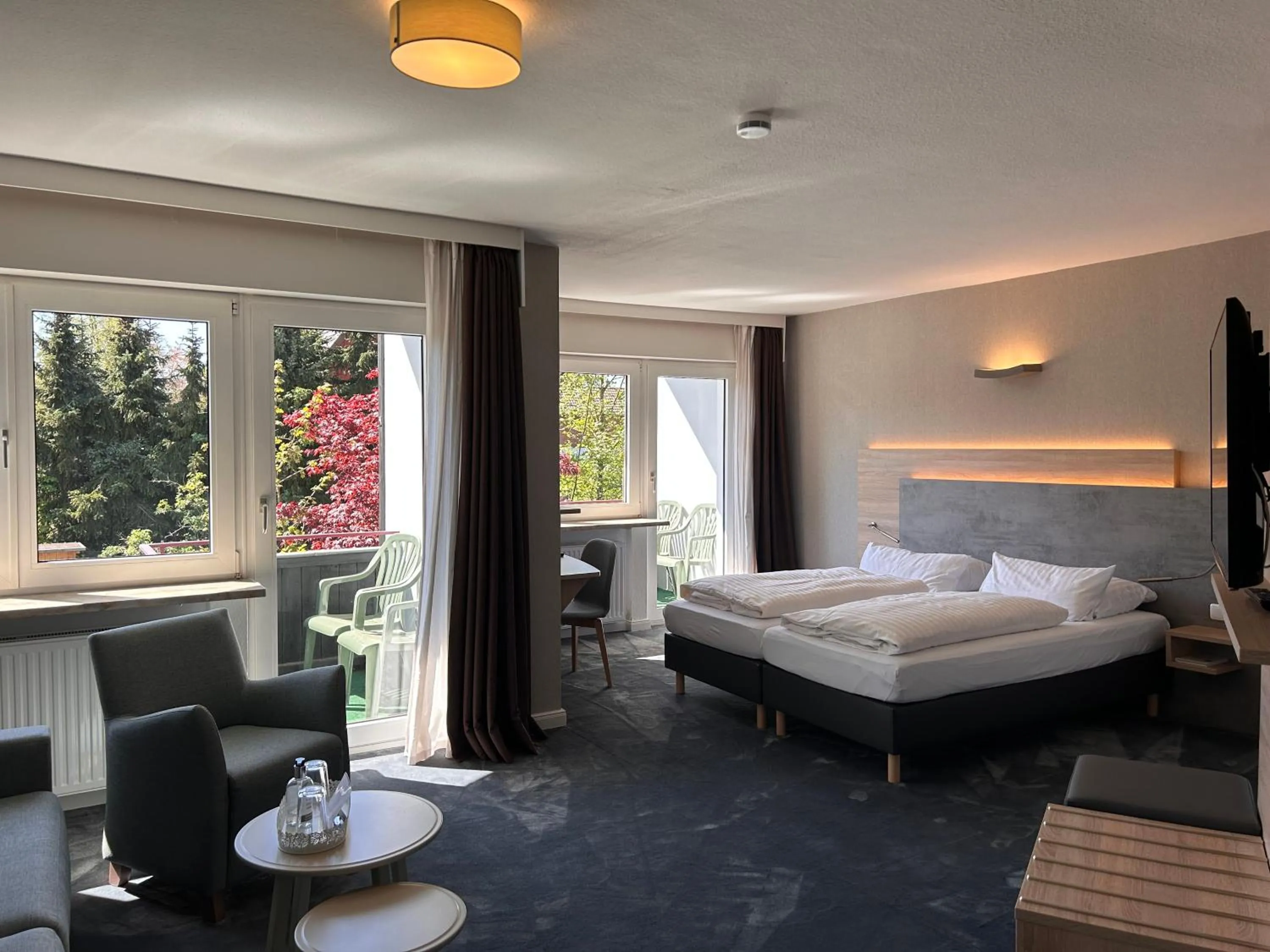 Photo of the whole room, Bed in Hotel Haus am Hochwald