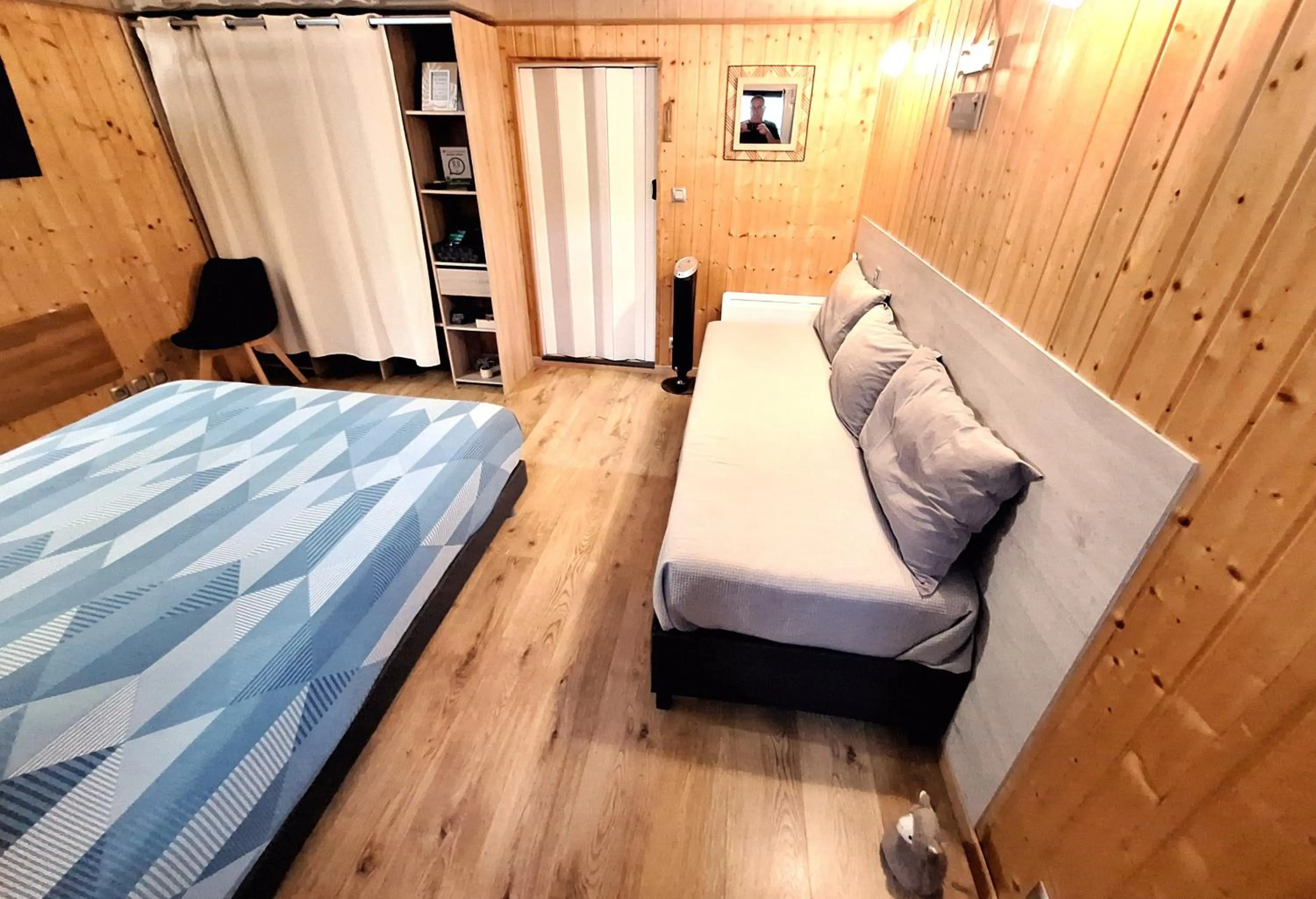 Bed in Chambre d'hôte chez Nathalie & Roland