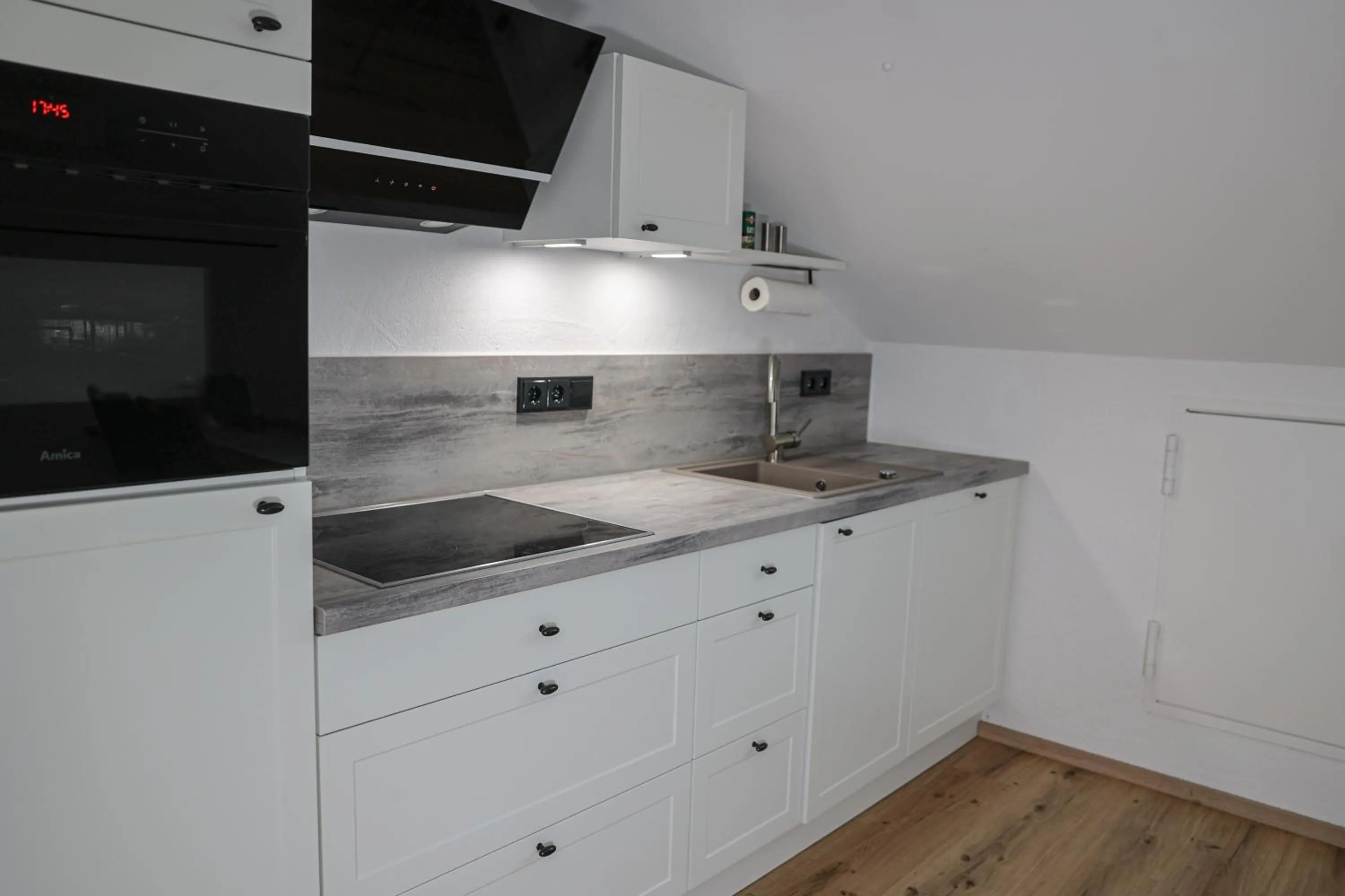 Kitchen or kitchenette in Ferienhof Bernegglehen