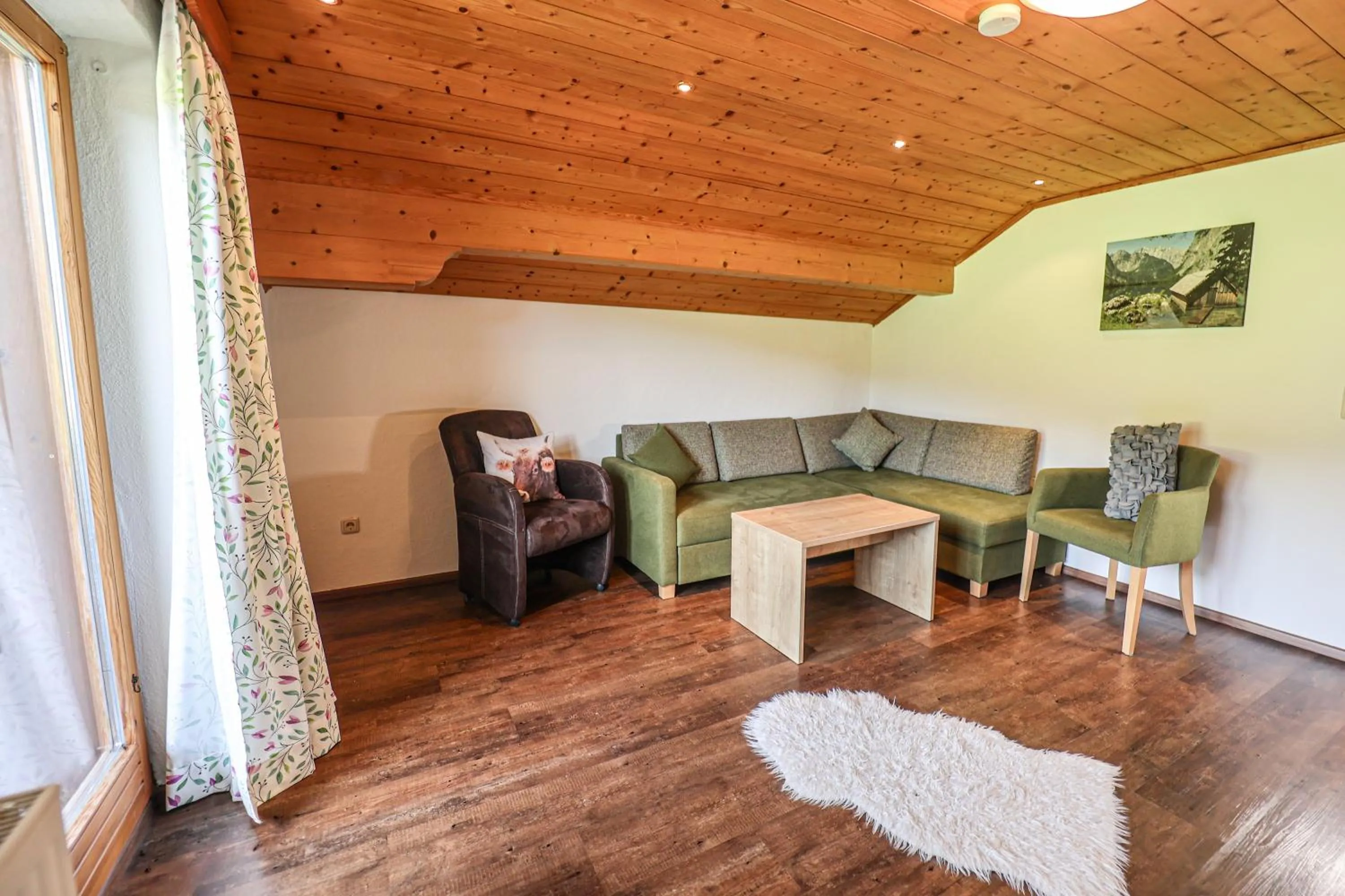 Living room in Ferienhof Bernegglehen