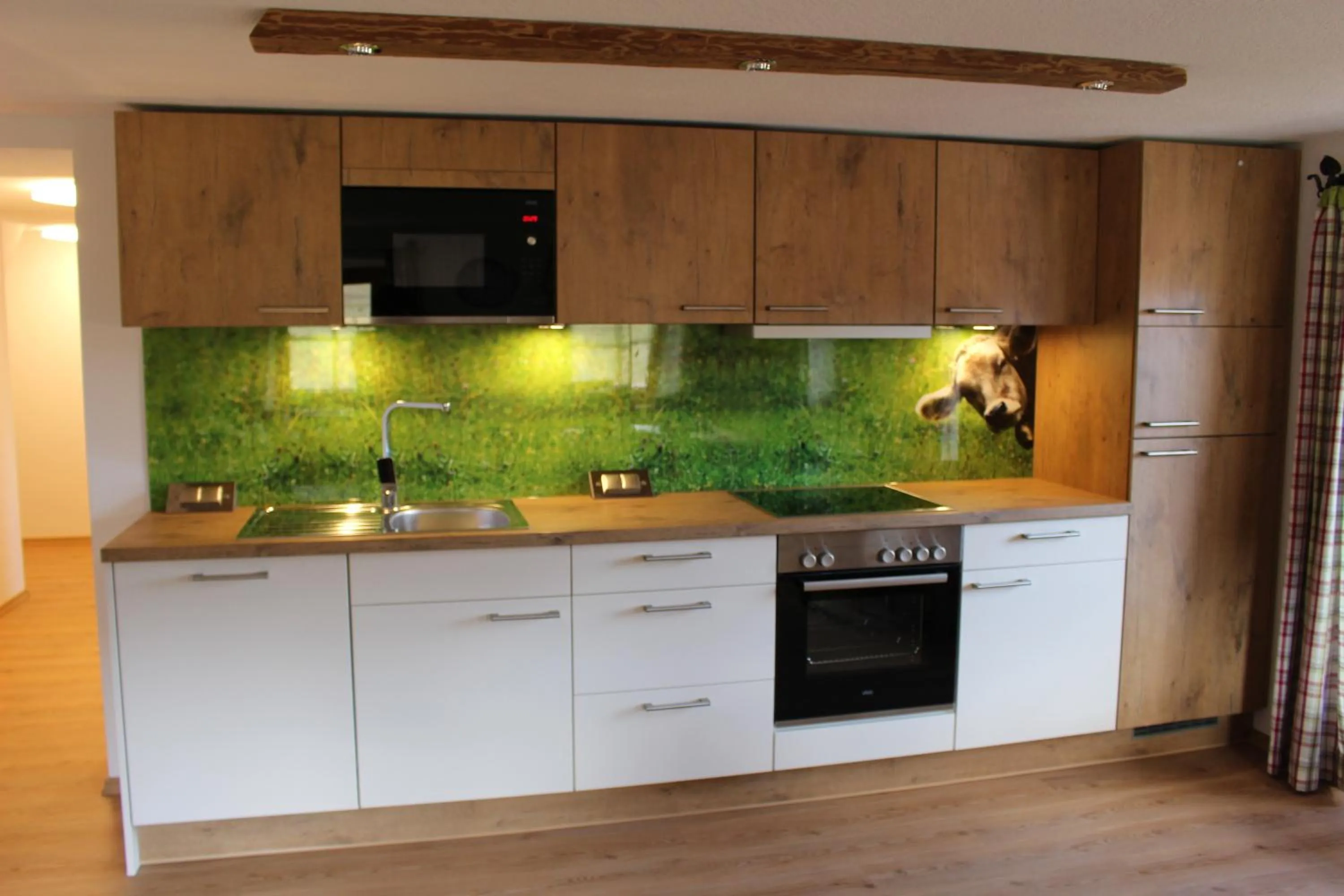 Kitchen or kitchenette in Ferienhof Bernegglehen
