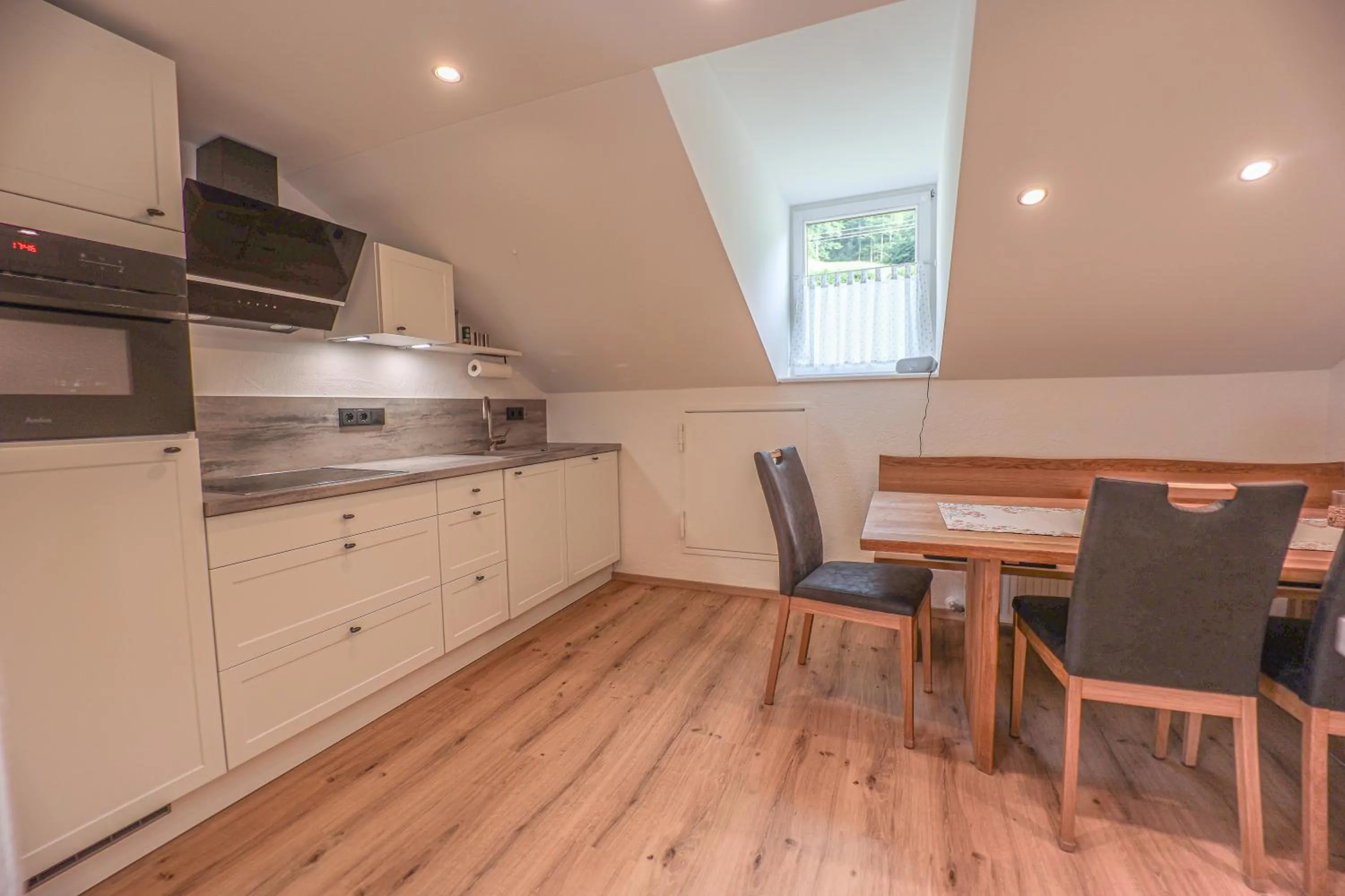 Kitchen or kitchenette in Ferienhof Bernegglehen