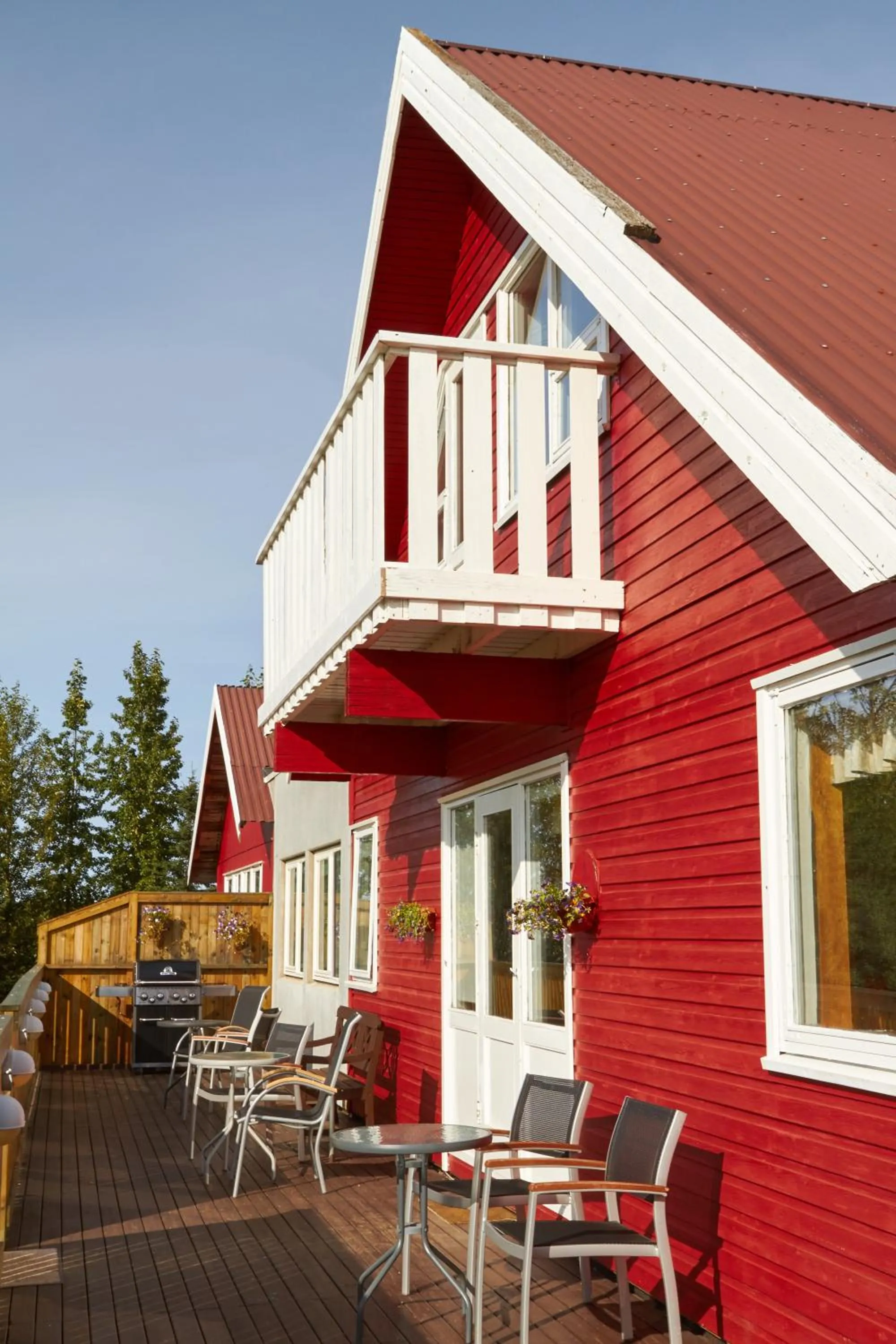 Balcony/Terrace in Hótel Eyvindará