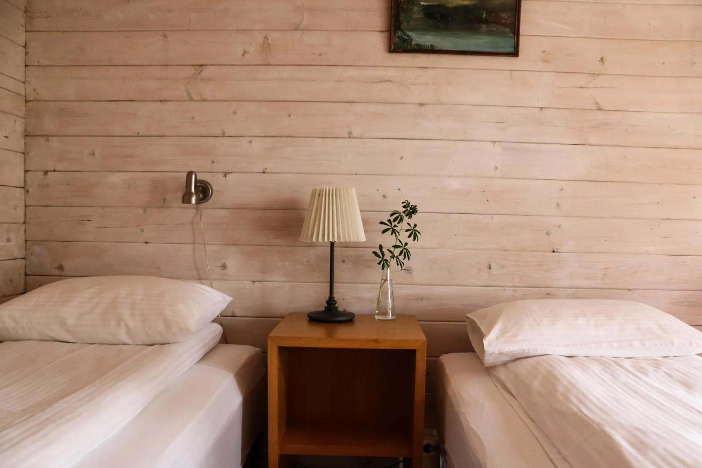 Bed in Hótel Eyvindará