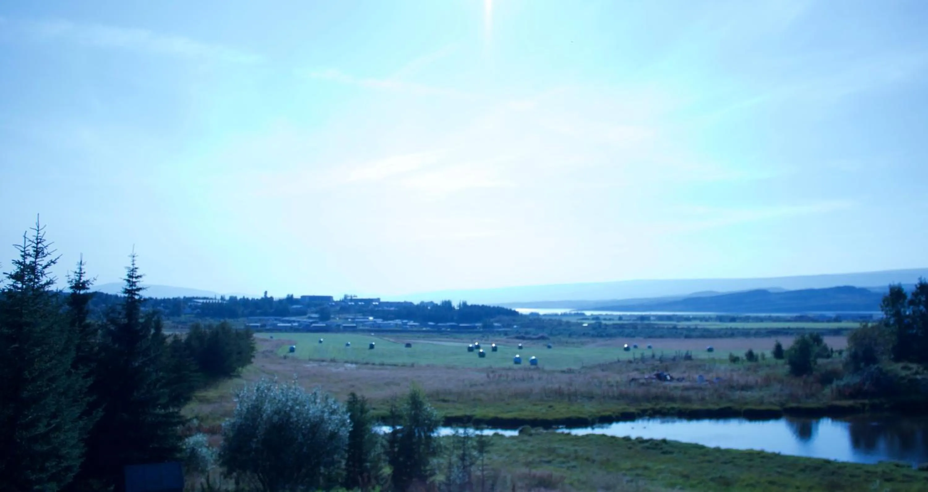 Lake view in Hótel Eyvindará