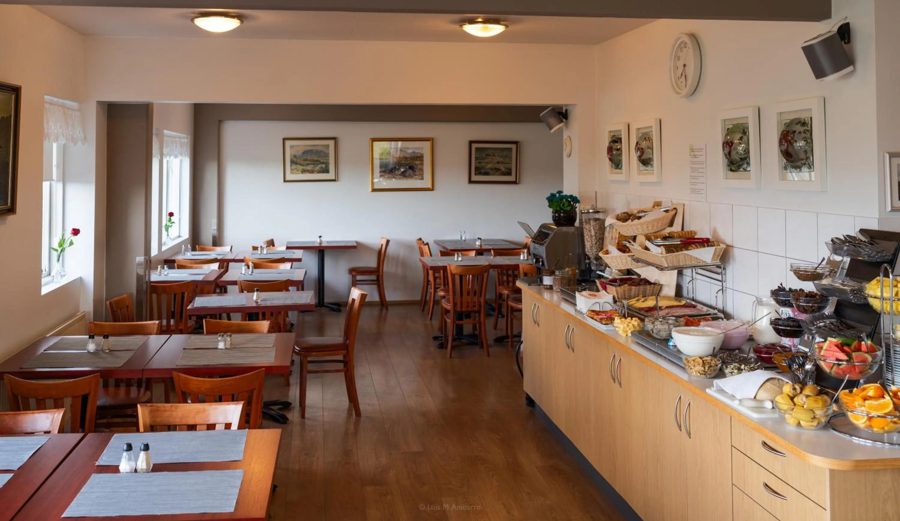 Restaurant/places to eat in Hótel Eyvindará