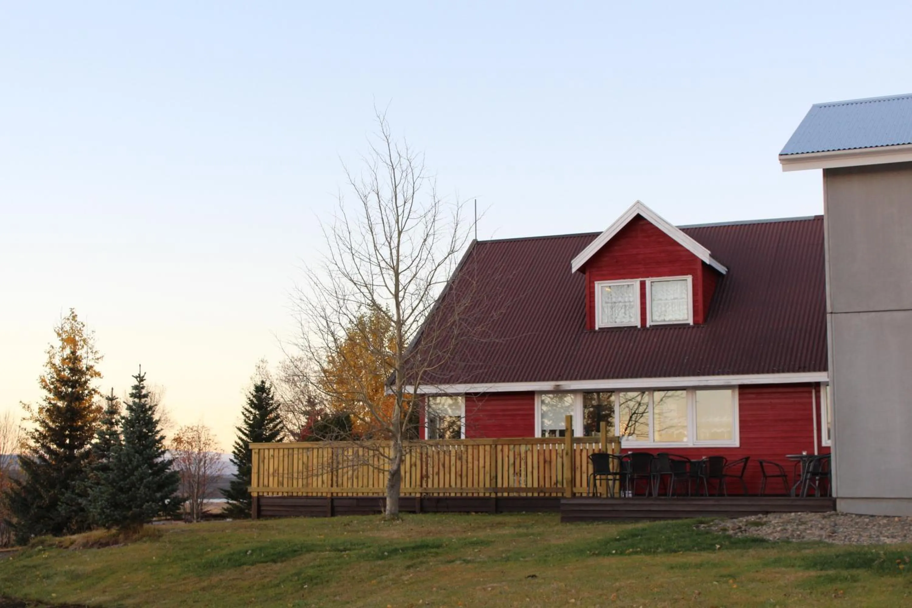 Facade/entrance in Hótel Eyvindará