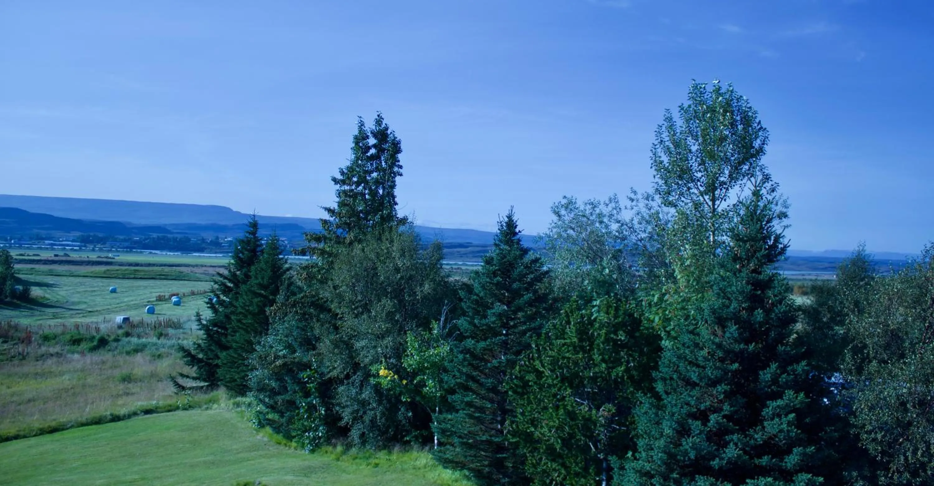 Seating area in Hótel Eyvindará