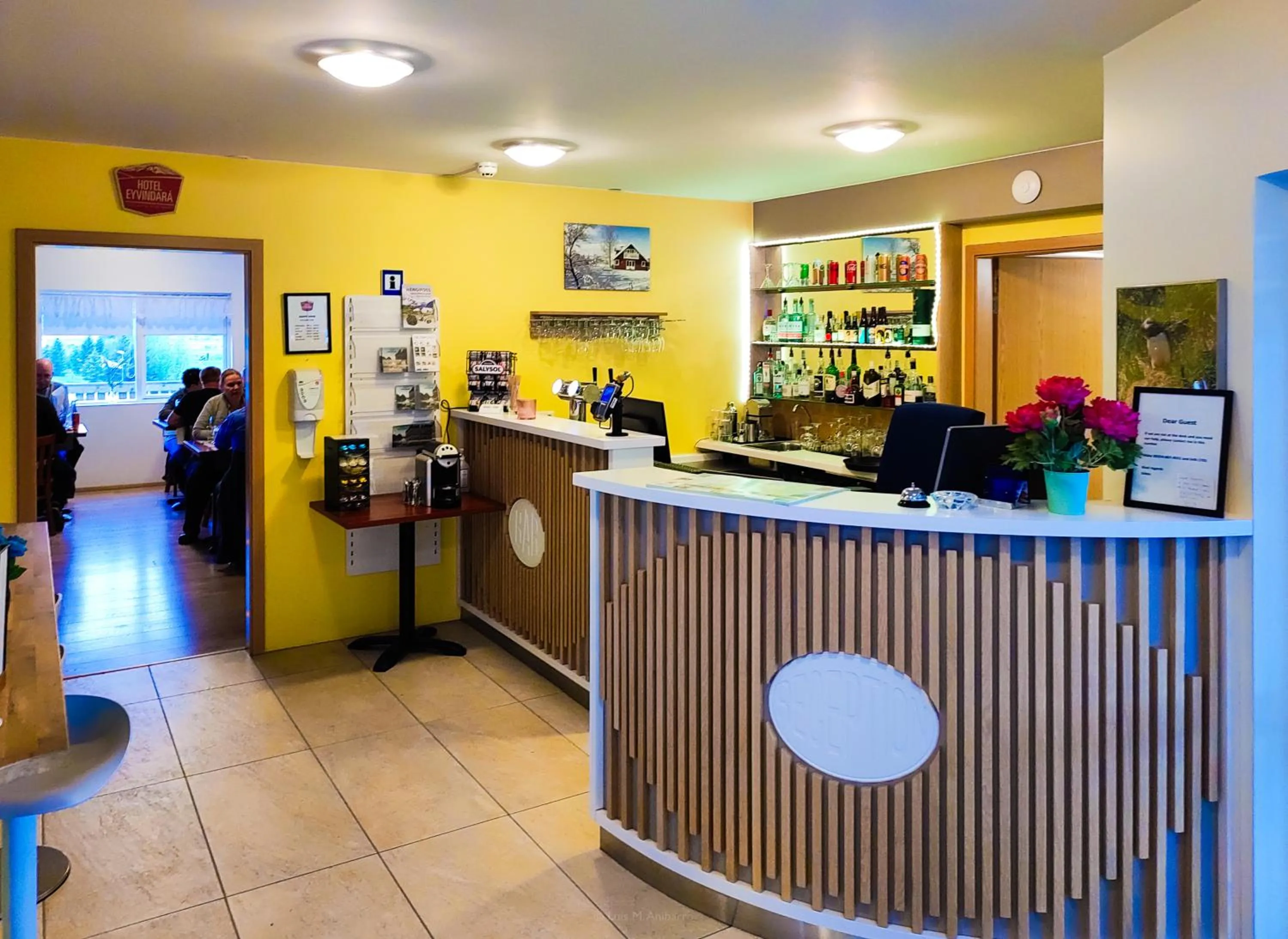 Restaurant/places to eat in Hótel Eyvindará